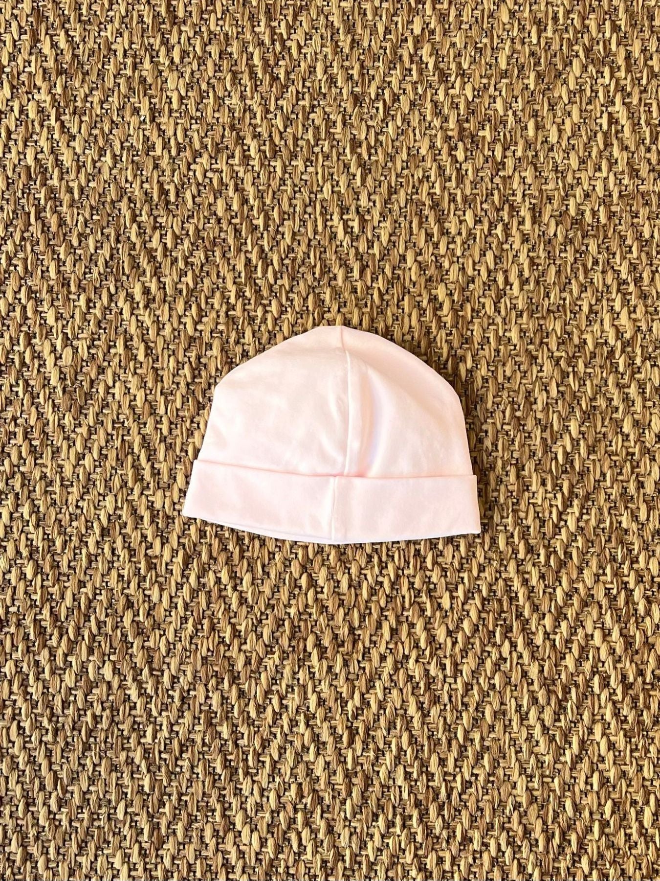 Cuffia Fiocco righe Neonata ROSA EP6573F - NANU' BABY