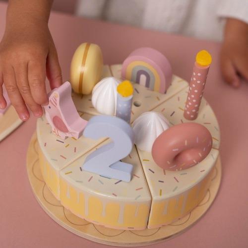 Torta di compleanno in legno - 26 pezzi AL CAMPIONE LD8015 - NANU' BABY