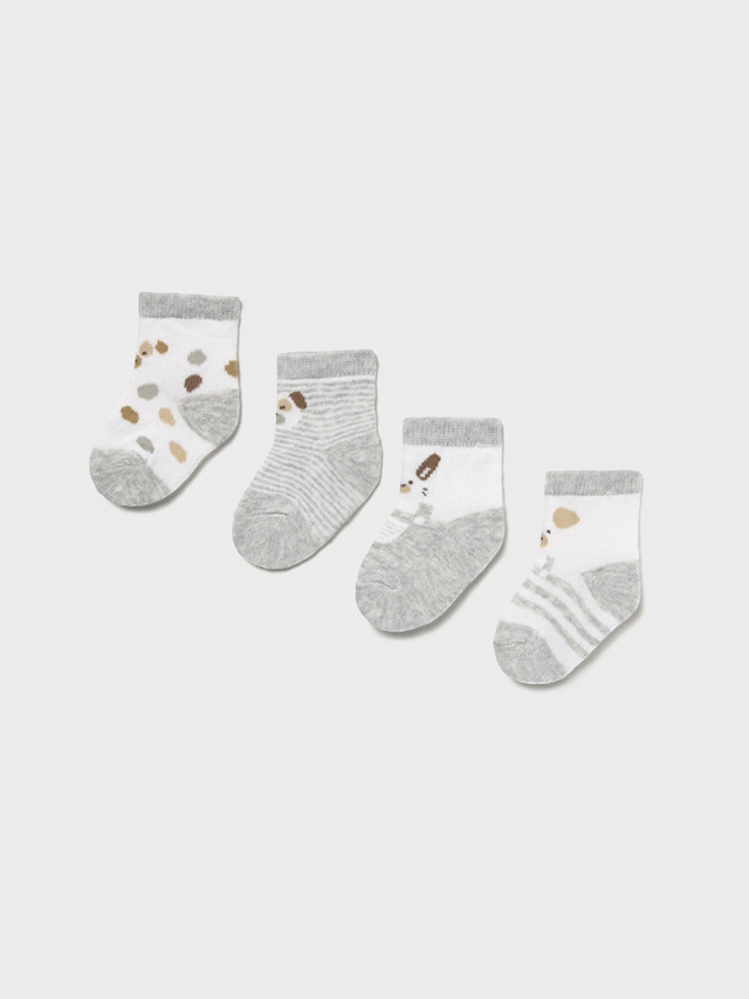 Set 4 calze GRIGIO 9862 /GR - NANU' BABY