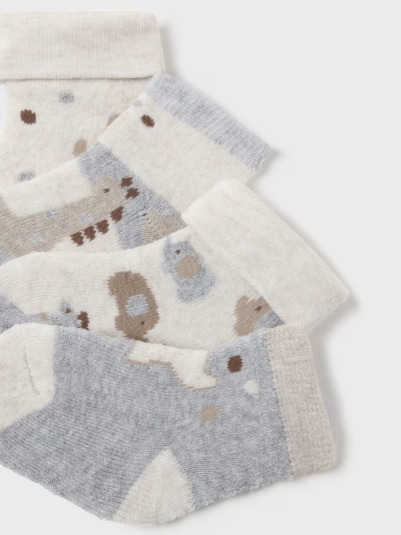 Set 4 calze GRIGIO 1D-9759/GR - NANU' BABY