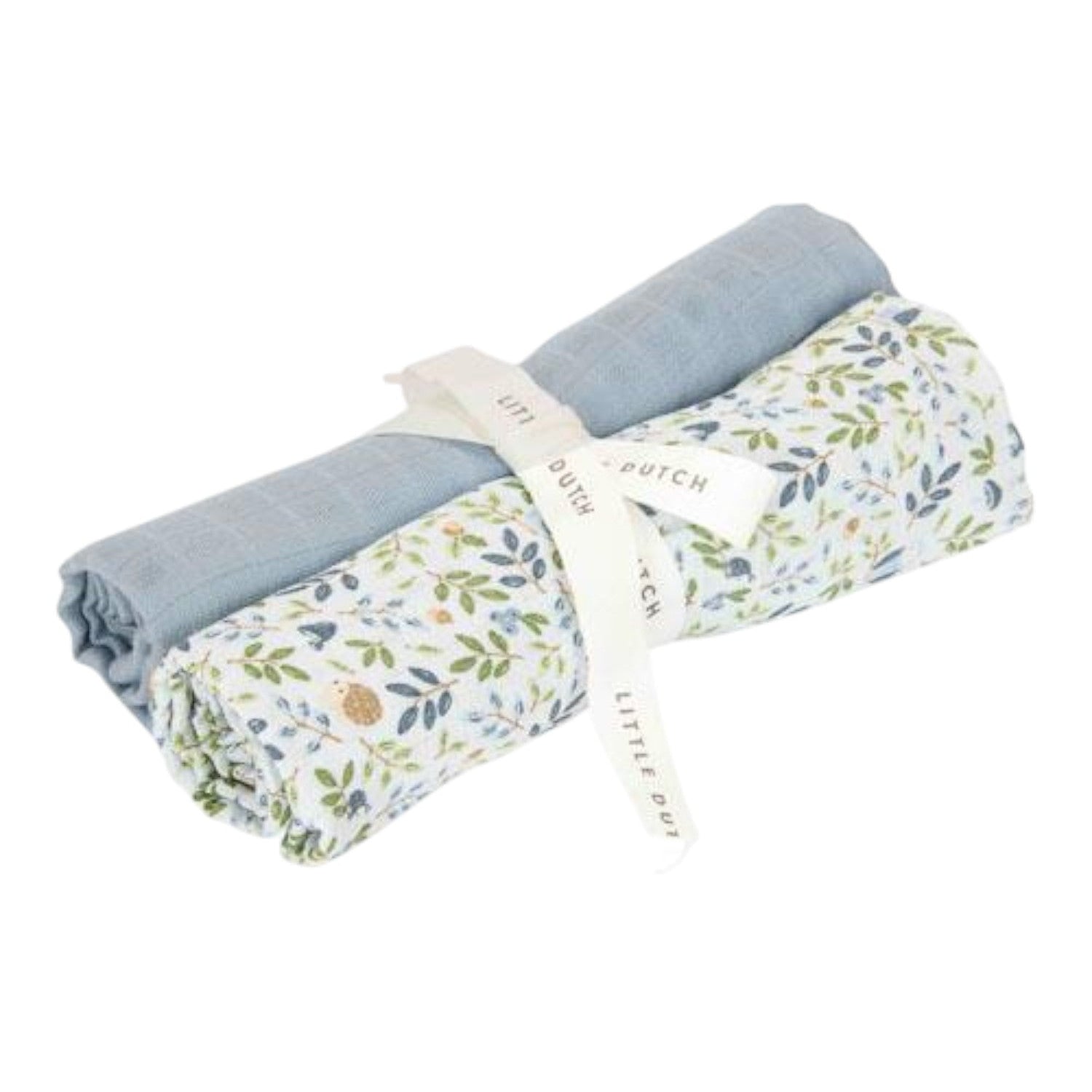 2 Mussoline - Amici della foresta Neonato BLU TE51844030 - NANU' BABY