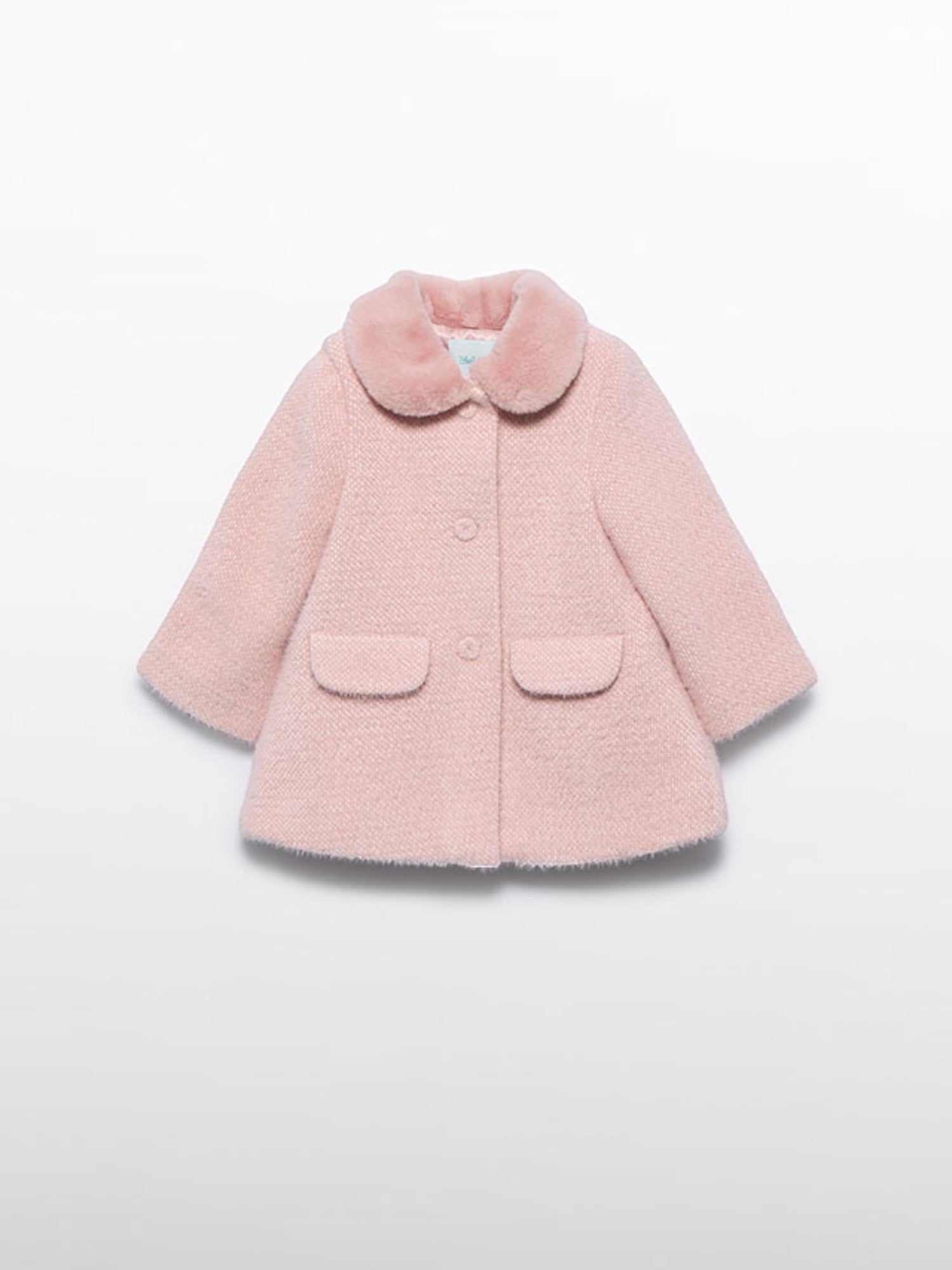 Cappotto punto strutturato Bimba Rosa 5819/89 - NANU' BABY