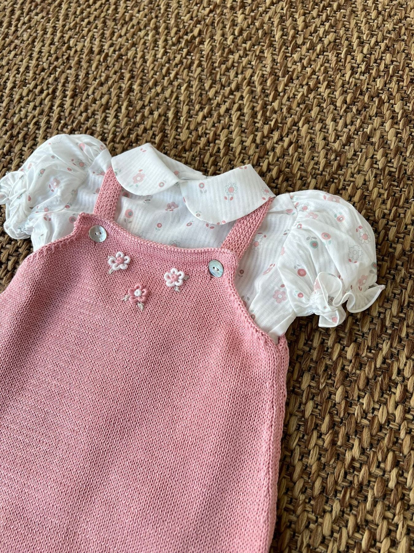 Abito in filo di cotone Bimba ROSA NAIME/AB - NANU' BABY