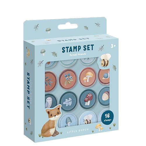 Set 16 timbrini Forest Friends MULTICOLORE 126022
