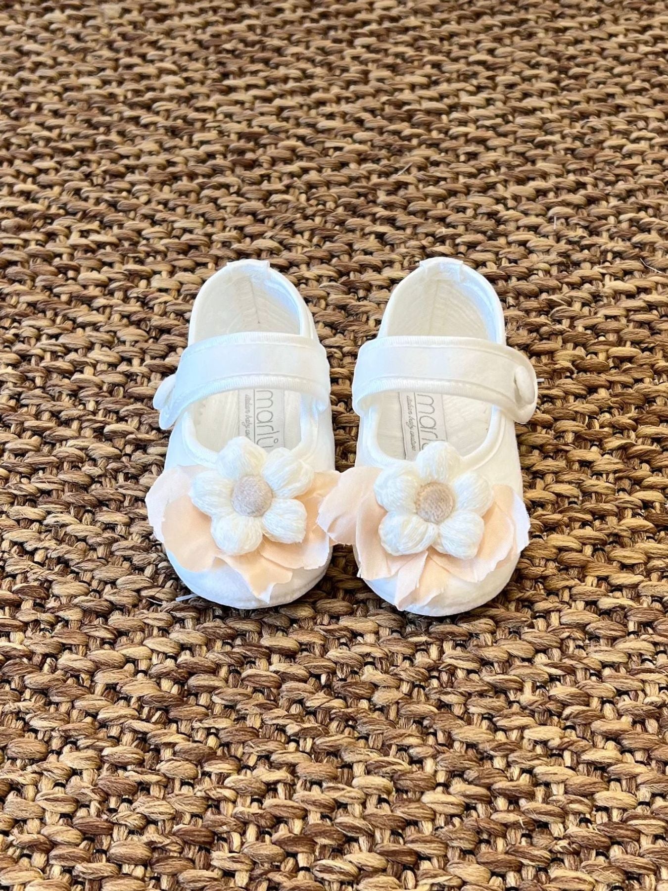 Scarpe Cerimonia Flower Bimba VANIGLIA IK329SC - NANU' BABY