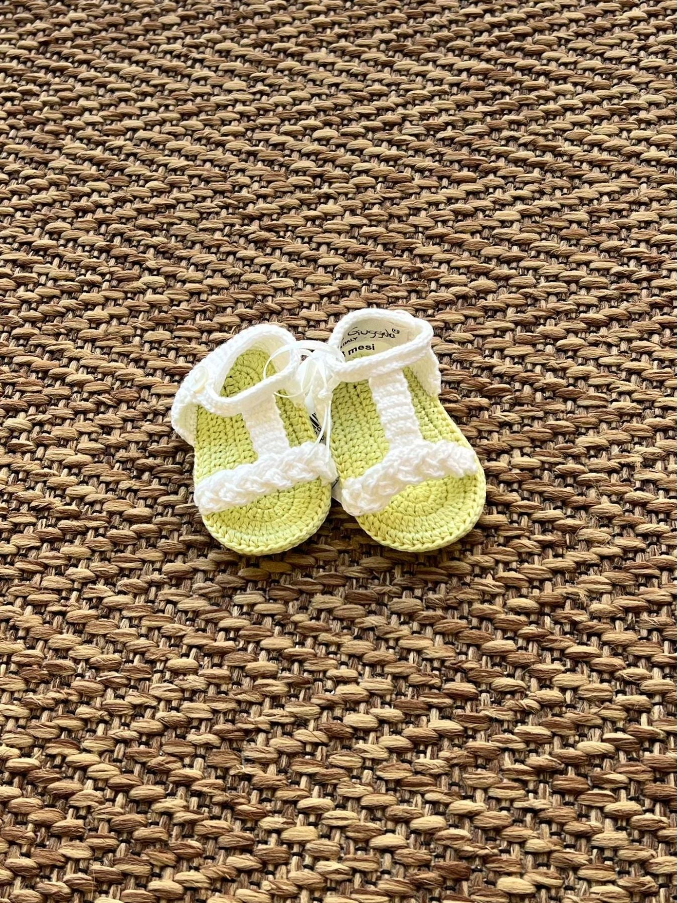 Babbucce Neonata BIANCO HUNKAR/SC - NANU' BABY