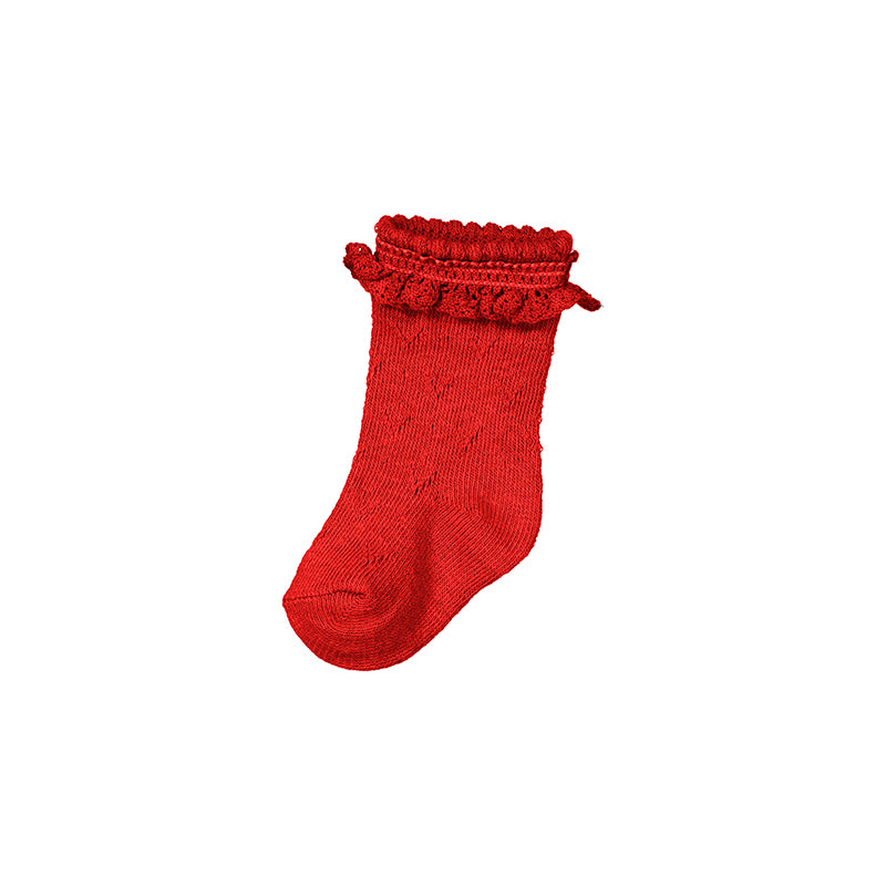 Calzini trafori ROSSO 2D-9761/RS - NANU' BABY