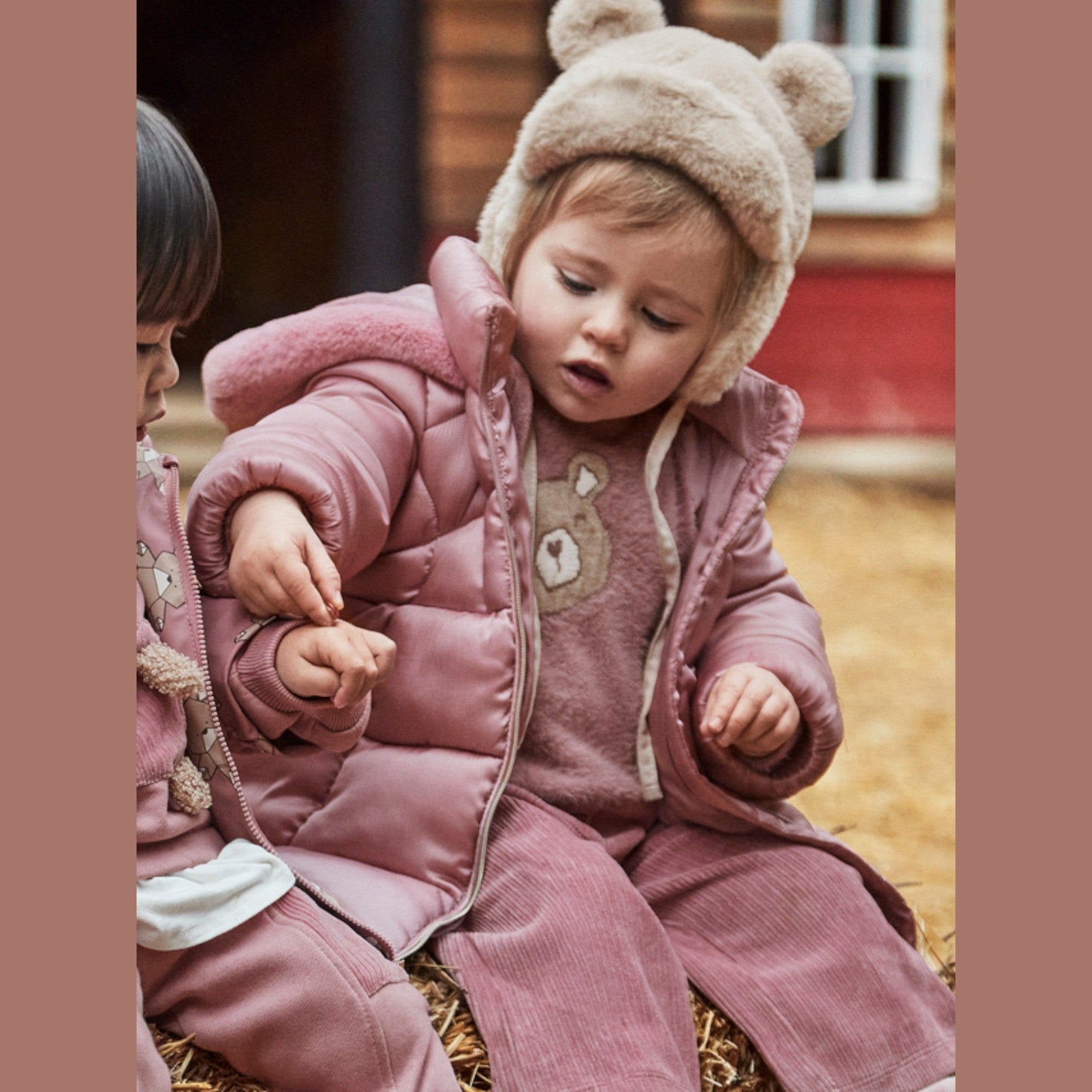 Giaccone lungo Bimba Rosa 2436/54 - NANU' BABY