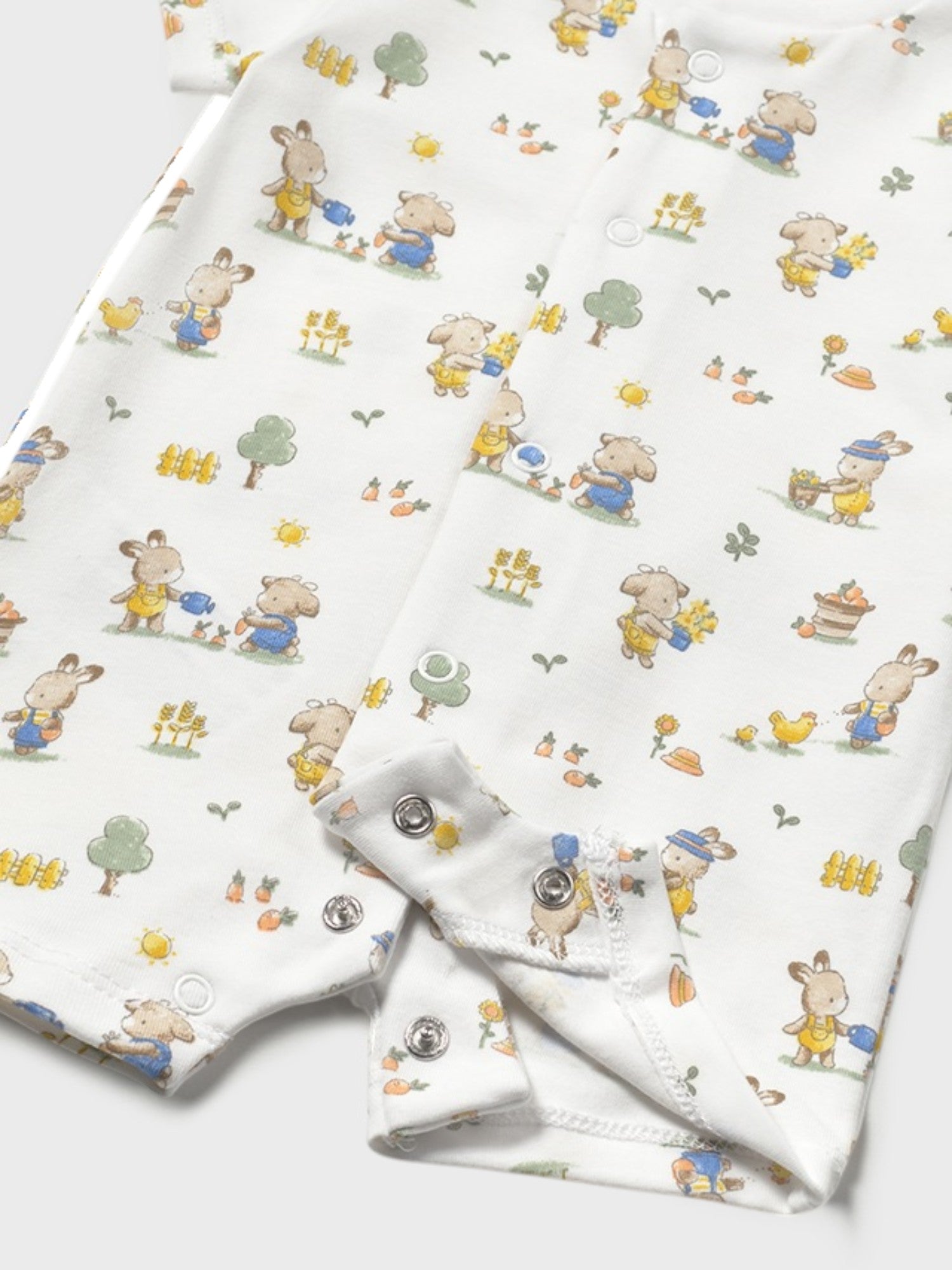 Set 2 pagliaccetti corti Bimbo GIALLO 1707 /G - NANU' BABY
