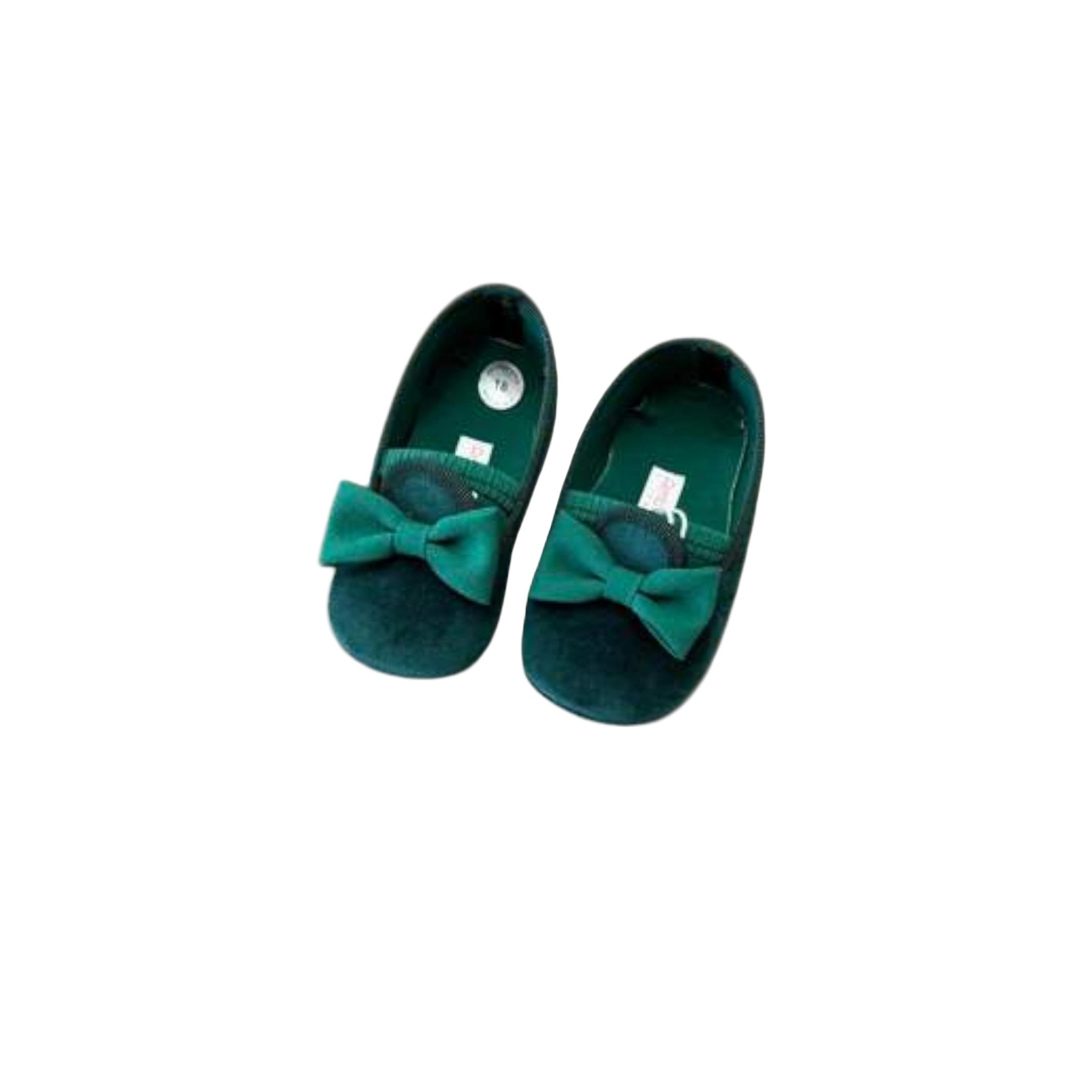 Scarpe Cerimonia Bimba VERDE Velluto - AMBARABA'