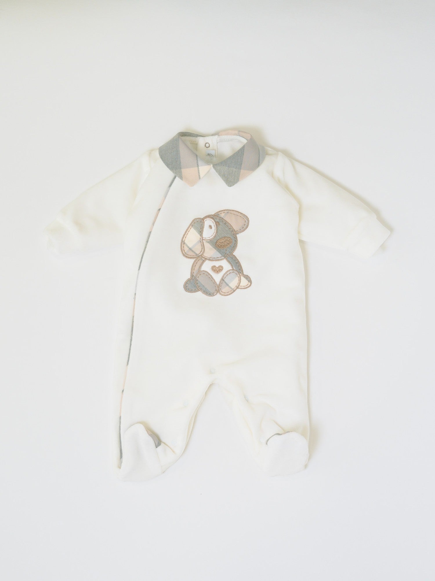 Tutina Neonato Bianco LTB1112 - NANU' BABY