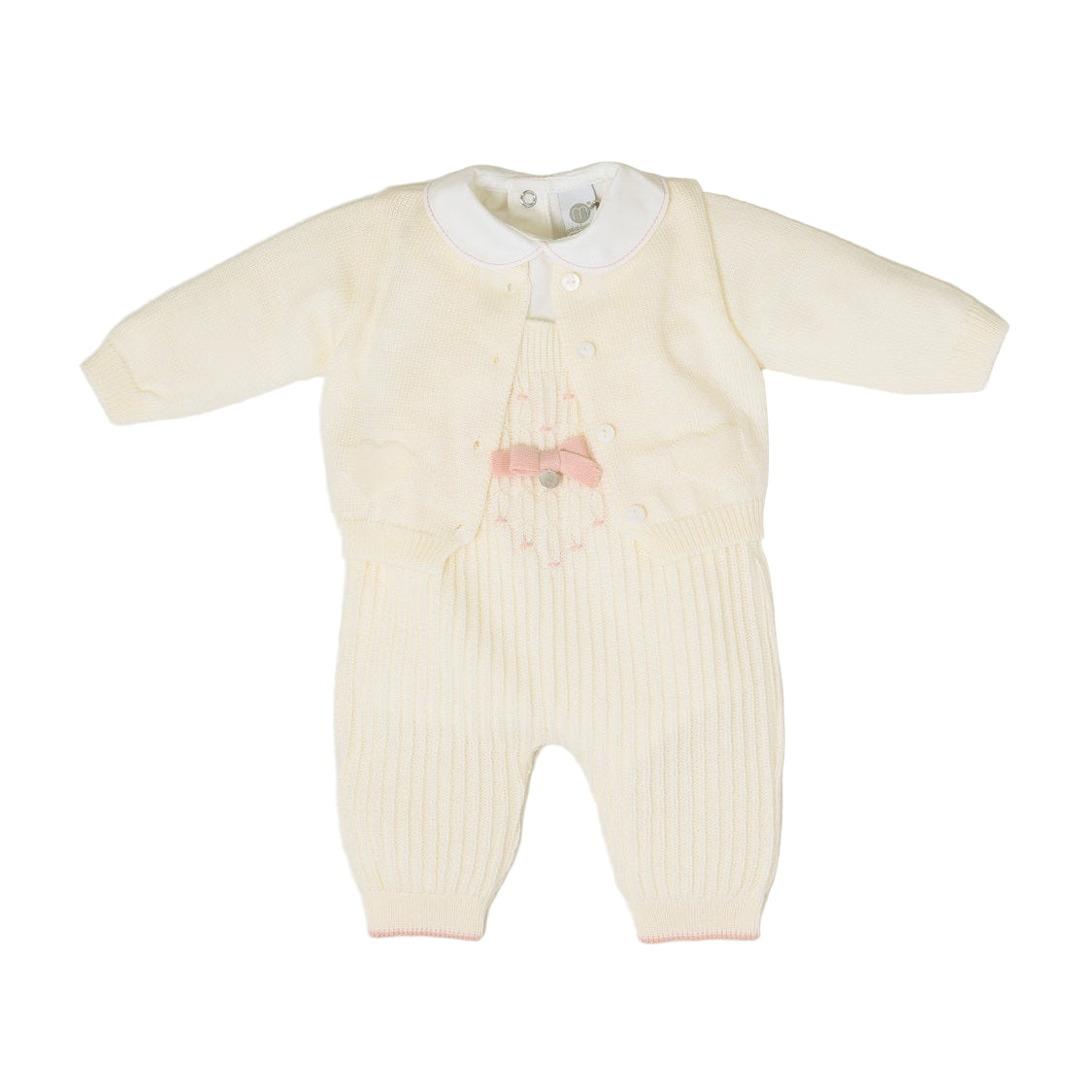 Completo Neonata VANIGLIA IN1131 - NANU' BABY