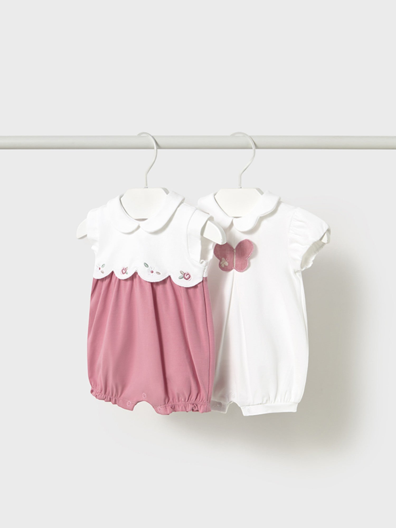 Set 2 pigiami corti Bimba ROSA 1752 /R - NANU' BABY