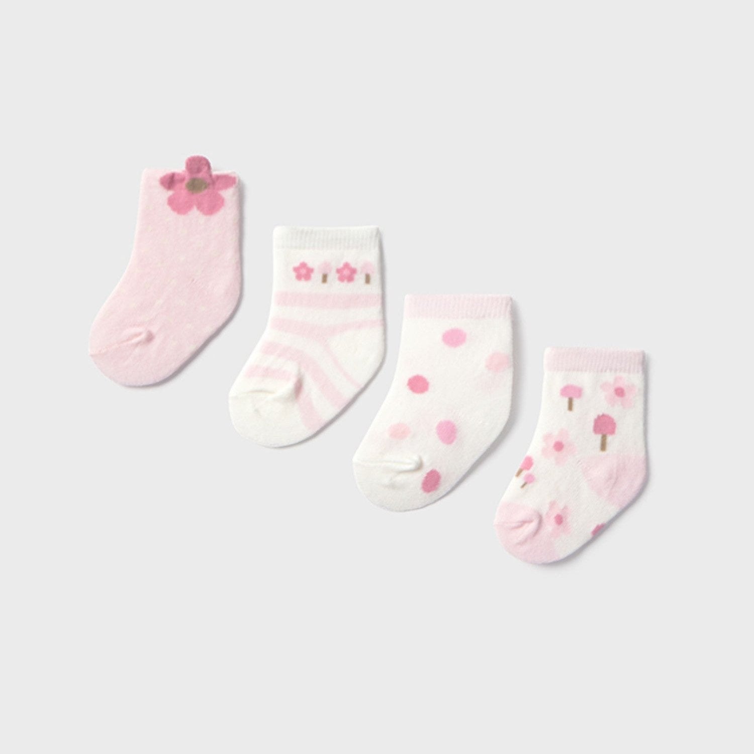 Calze Neonata Rosa 9921/68 - NANU' BABY