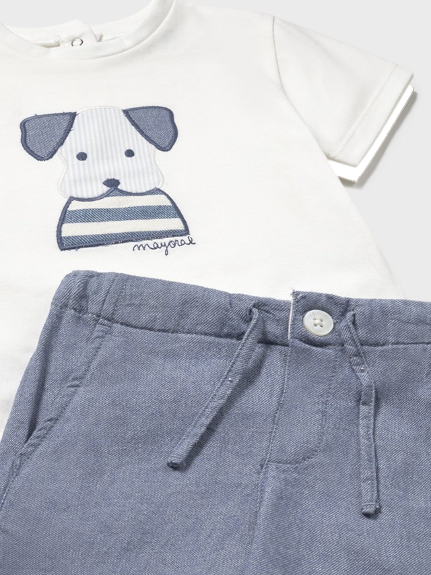 Compl. bermuda applicazioni Bimbo AZZURRO 1252/36 - NANU' BABY