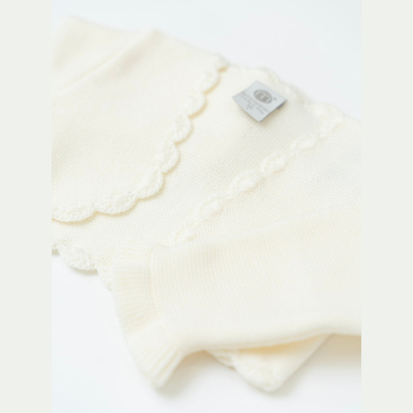 Giacca bolerino Bimba VANIGLIA IM33445 - NANU' BABY