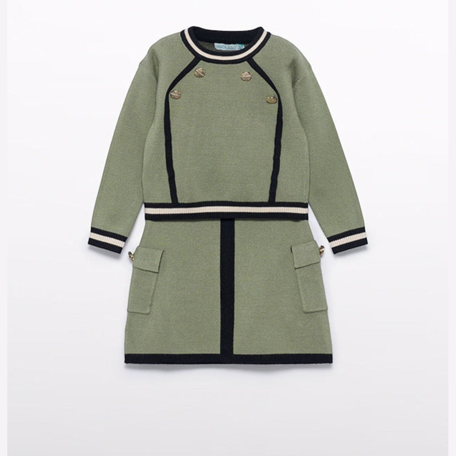 Compl. gonna tricot Bimba Verde 5544/6 - NANU' BABY
