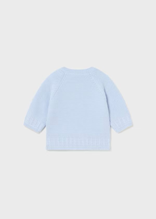 Cardigan basic in caldo cotone Bimbo CIELO 2301-C - NANU' BABY