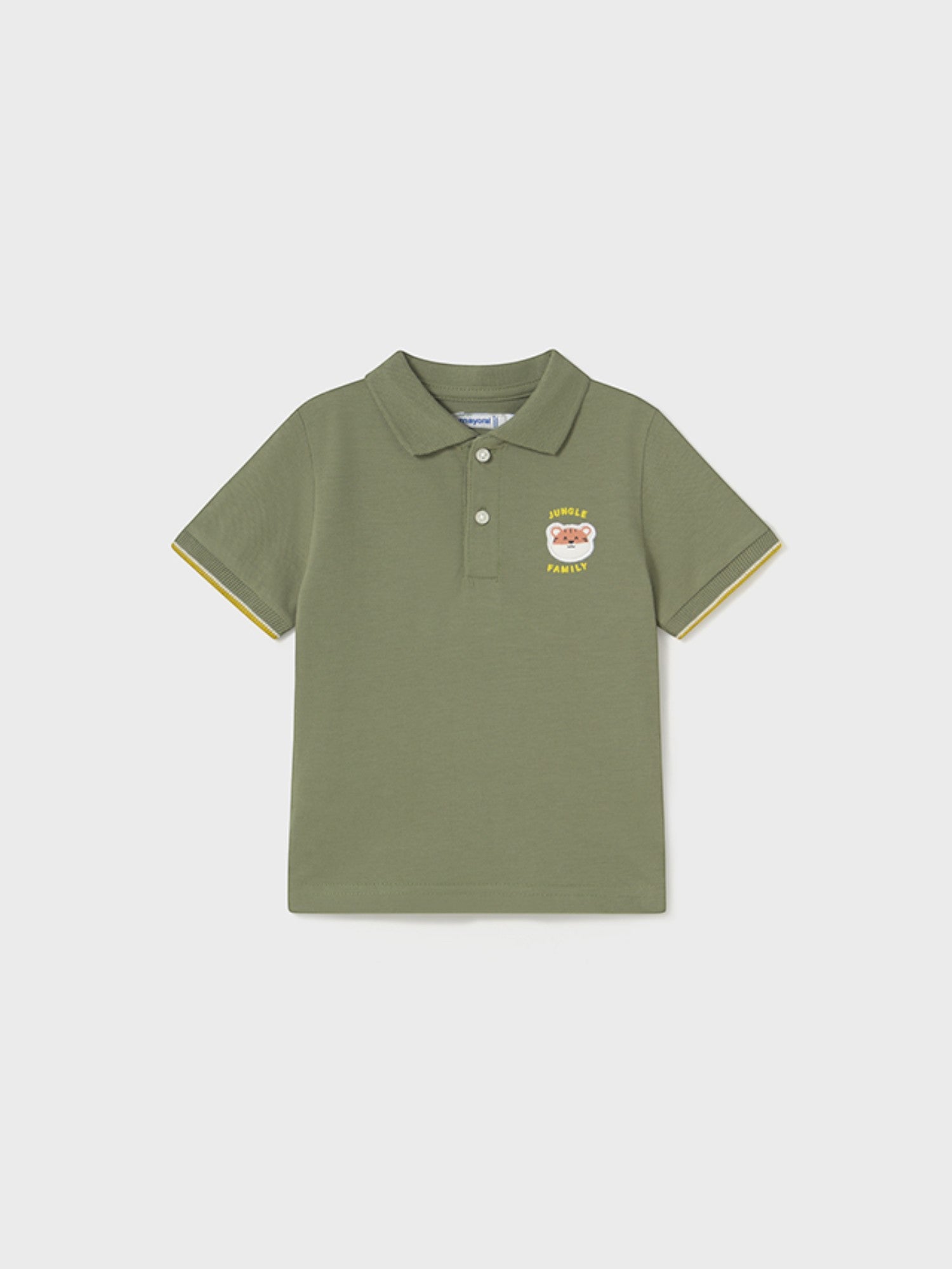 Polo m/c applique Bimbo VERDE 1108/61 - NANU' BABY