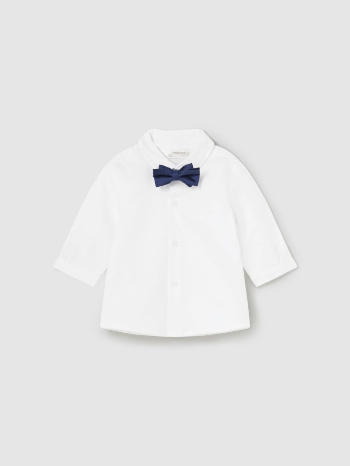 Camicia m/l con papillon Bimbo BIANCO 1J-2180/B - NANU' BABY