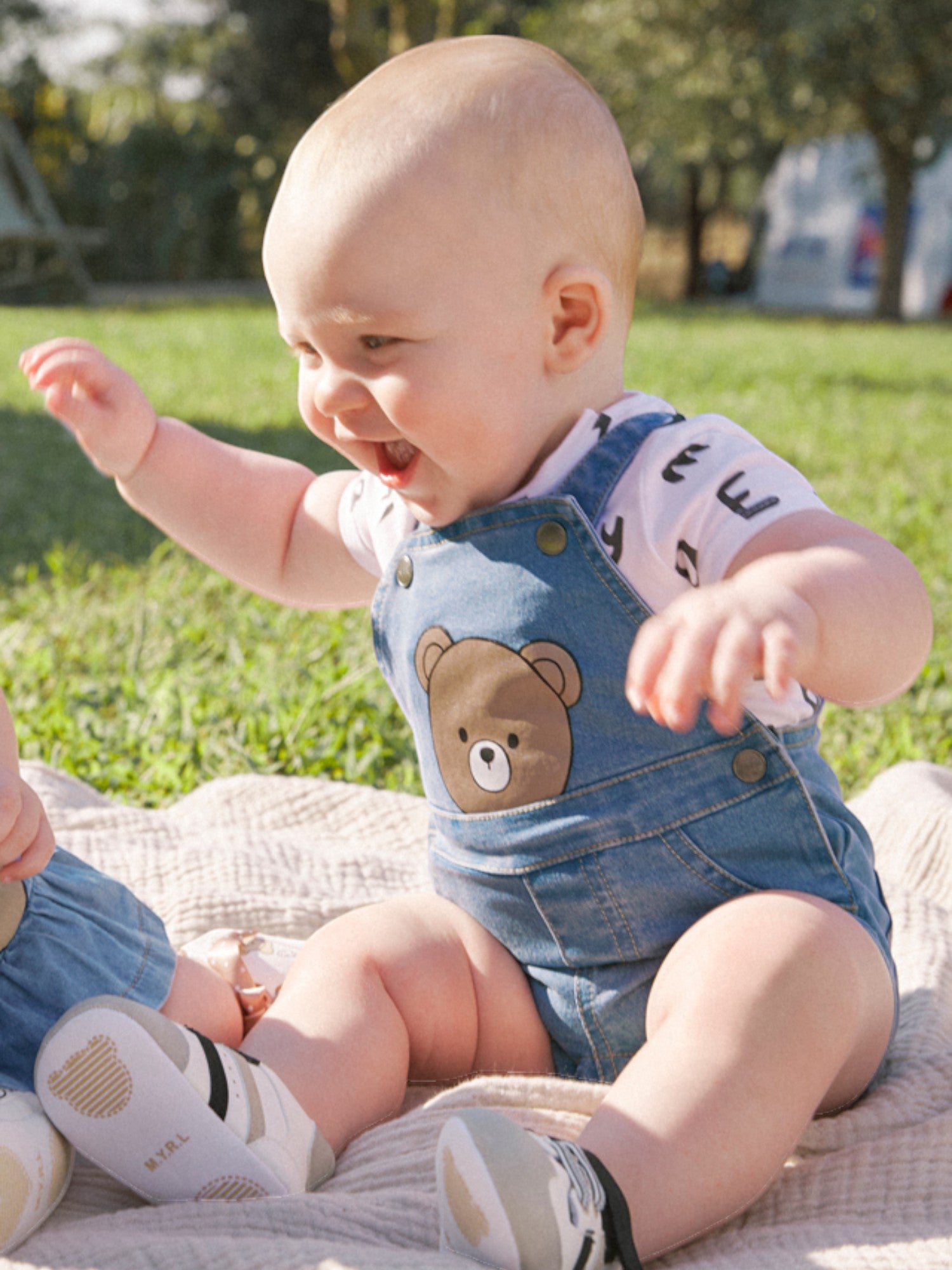 Completo salopette Bimbo JEANS 1622 /J - NANU' BABY