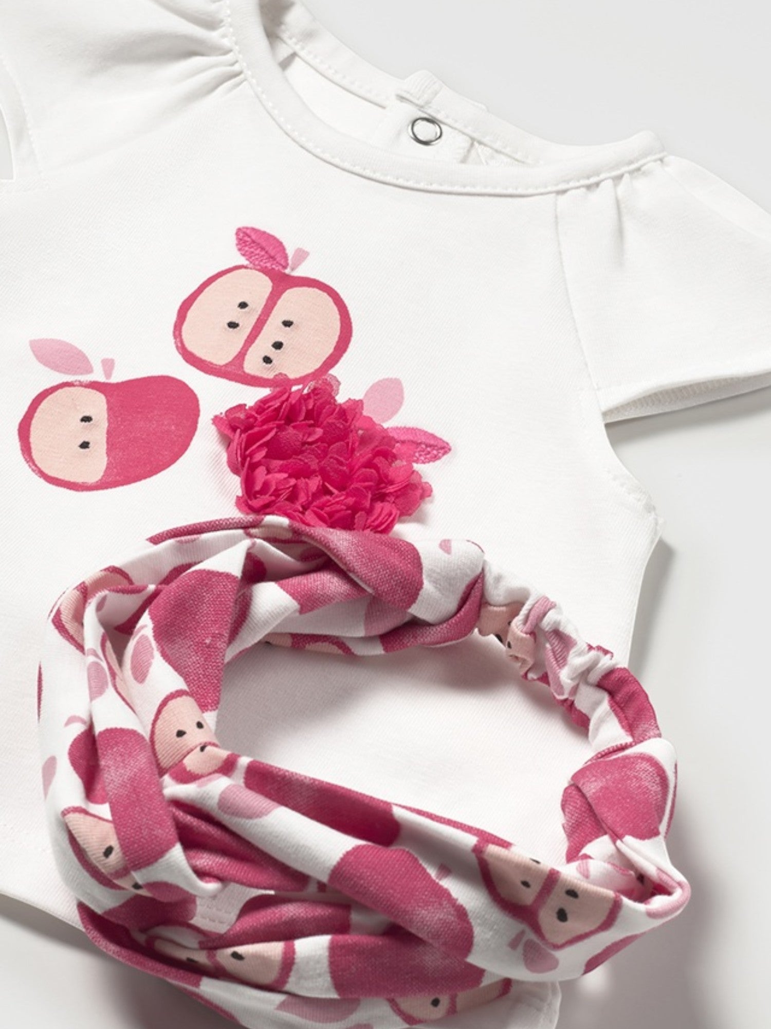 Completo leggings capri e cerchietto Bimba ROSA 1763 /R - NANU' BABY