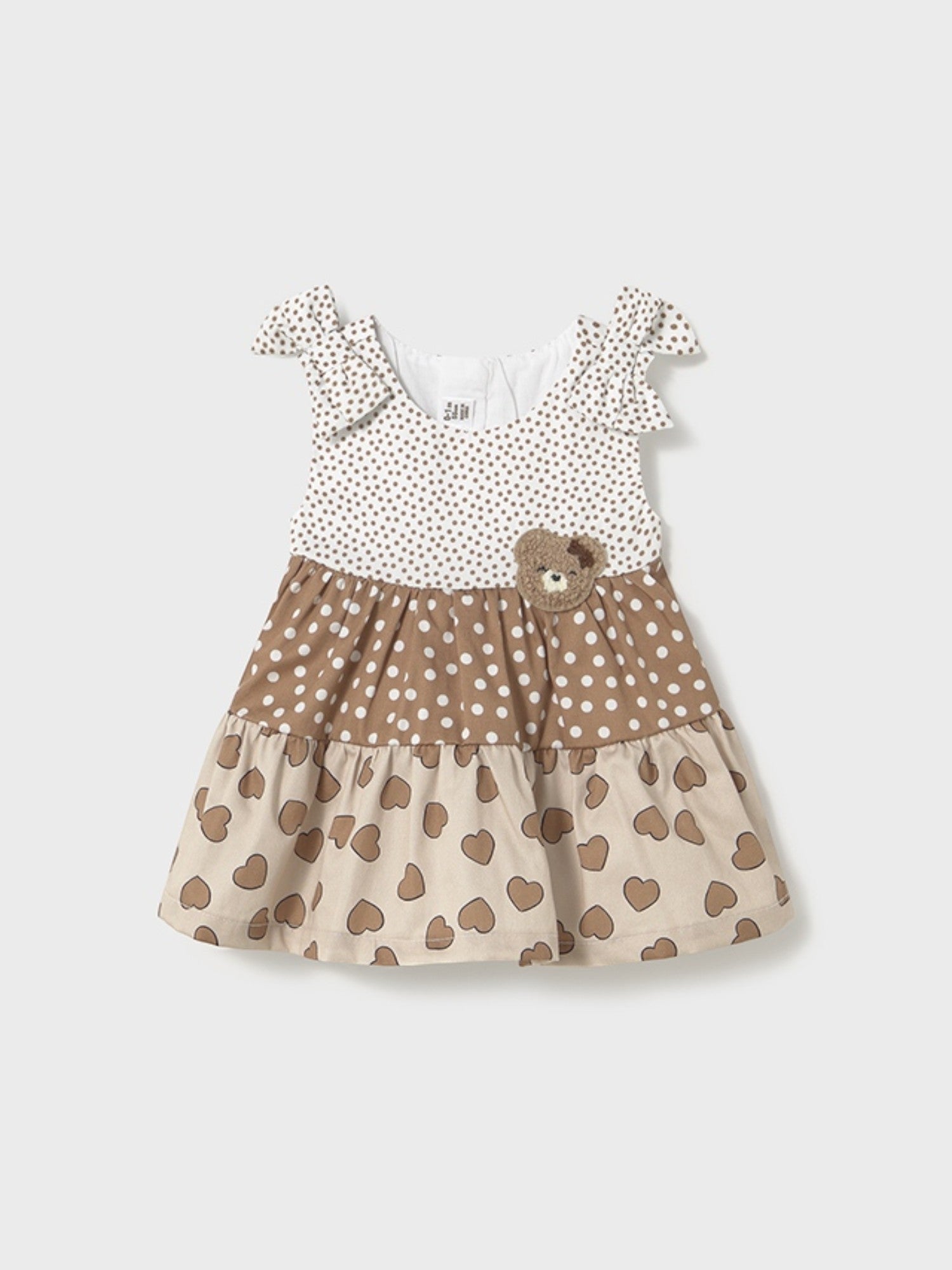 Abito combinato Bimba BEIGE 1868 /BE - NANU' BABY