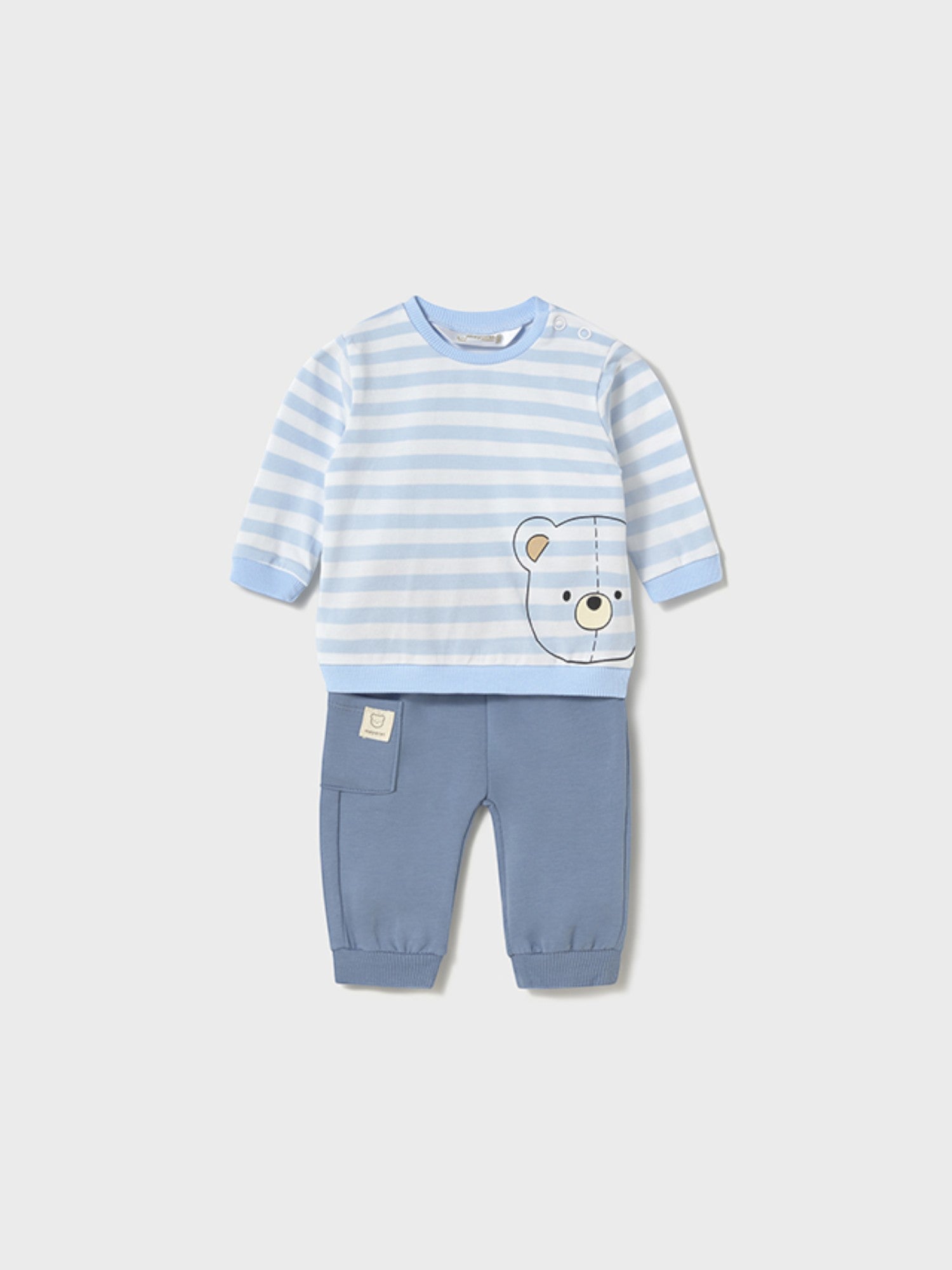 Completo 4 pezzi lungo Bimbo CIELO 1612 /C - NANU' BABY