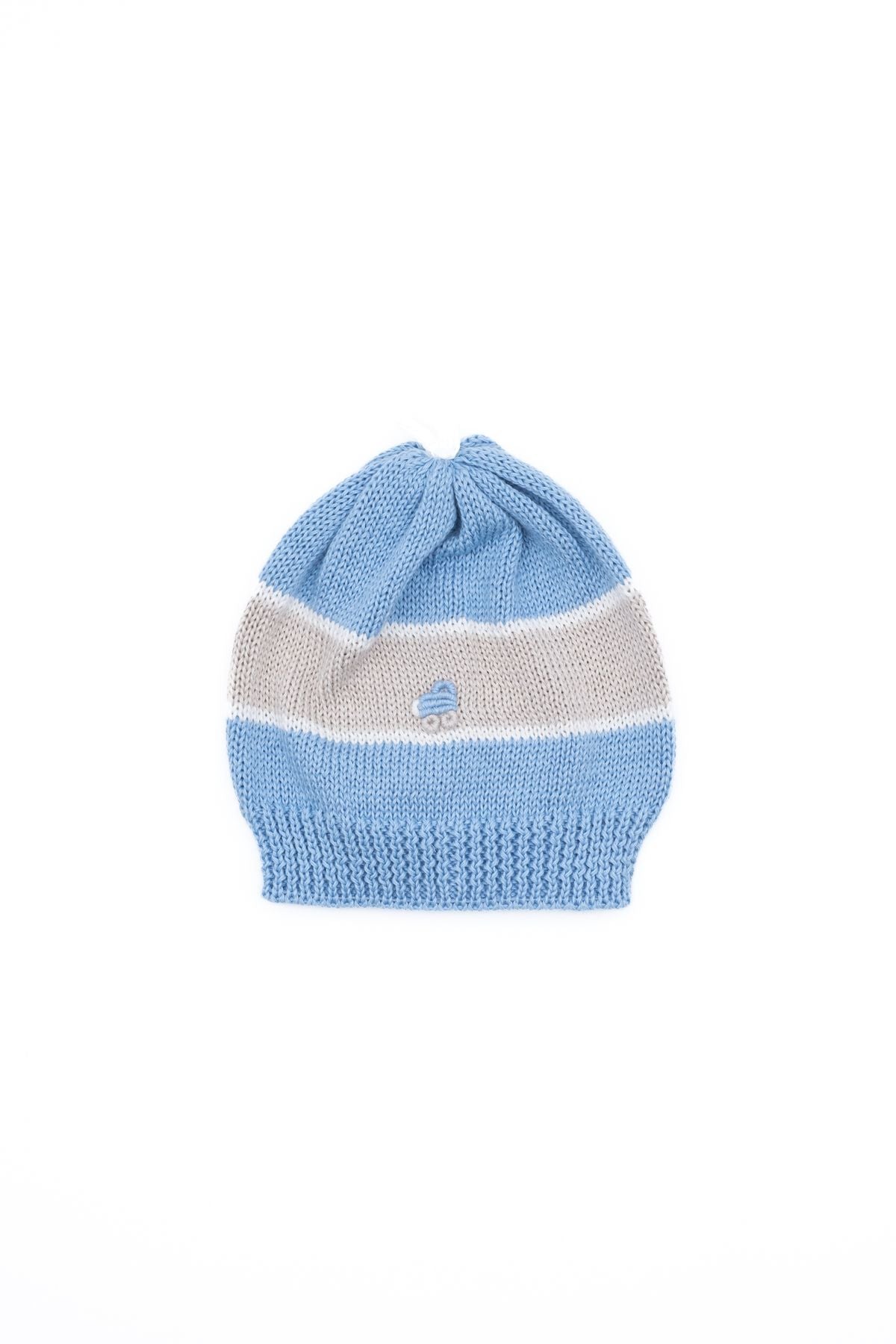 Cuffia Macchinina Neonato CIELO VIAREGGIO 1371 - NANU' BABY