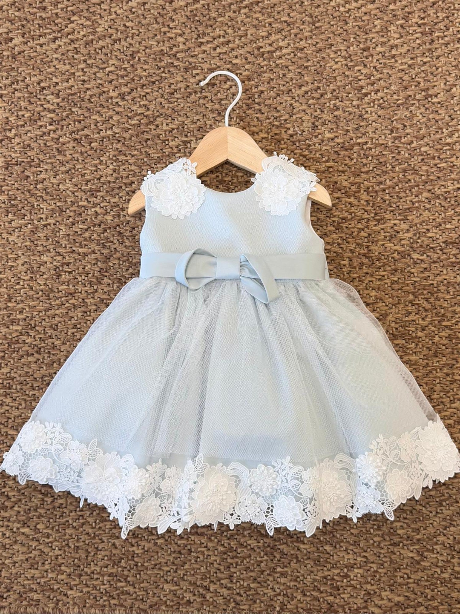 Abito Cerimonia Bimba AZZURRO FB083/AP - NANU' BABY