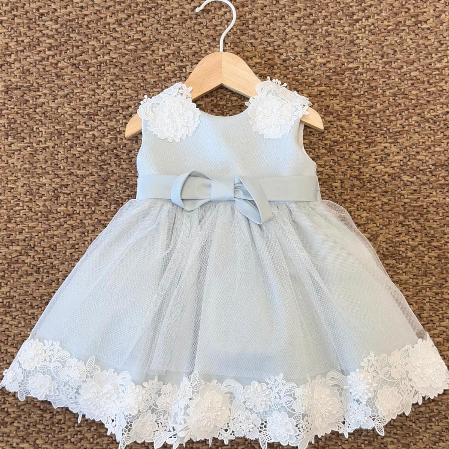 Abito Cerimonia Bimba AZZURRO FB083/AP - NANU' BABY