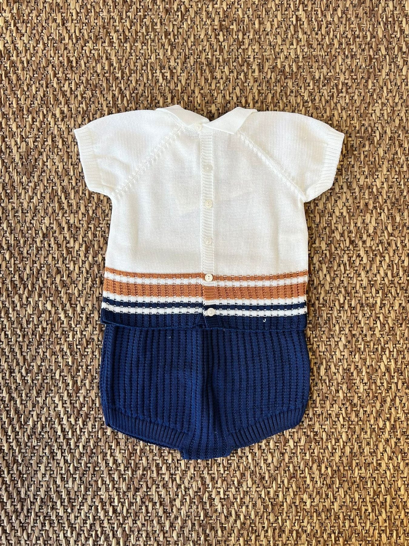 Completo 2 pezzi in filo Bimbo BLU EP6052 - NANU' BABY