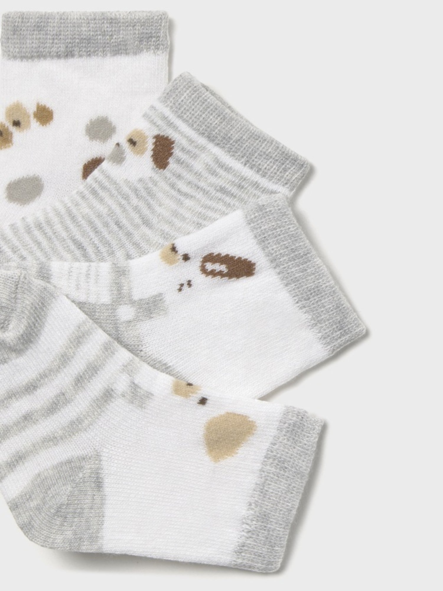 Set 4 calze GRIGIO 9862 /GR - NANU' BABY