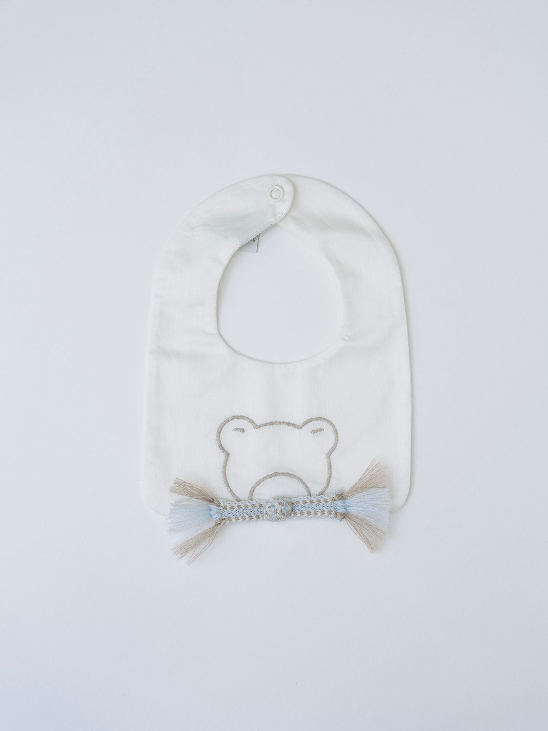 Bavetta Orsetto Neonato VANIGLIA IN53BAV/C - NANU' BABY