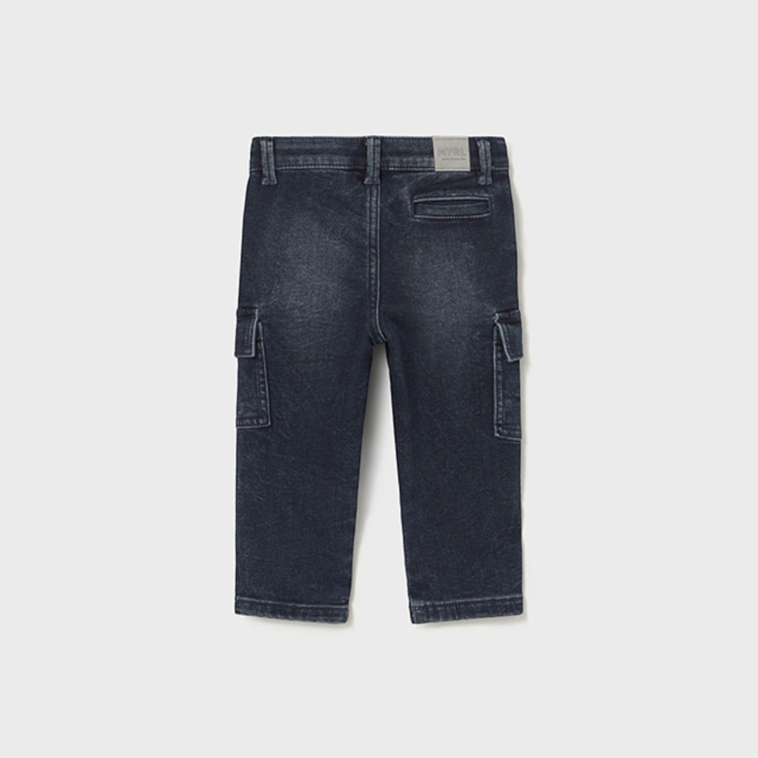 Pantalone soft denim cargo Bimbo Blu 2505/29 - NANU' BABY