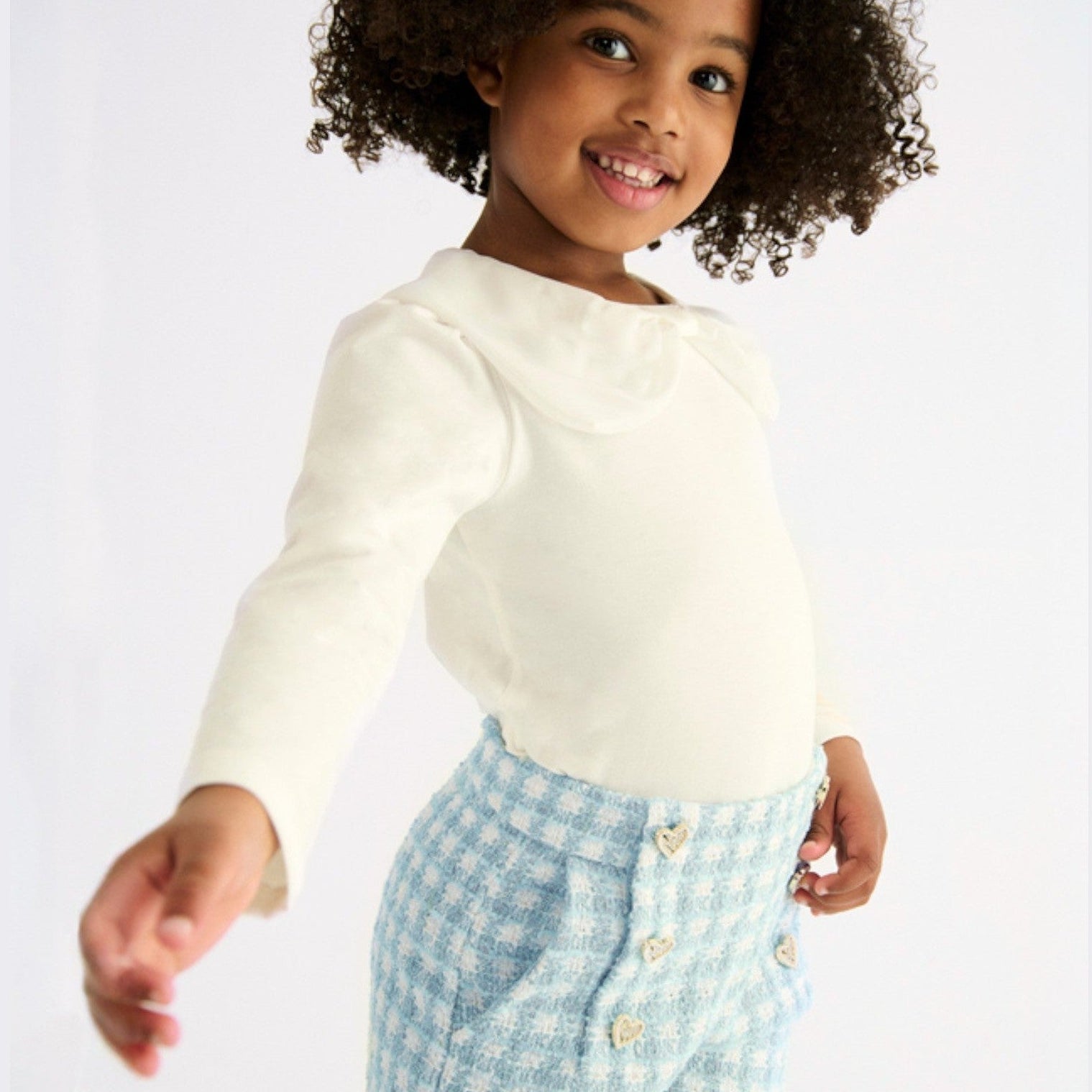 Bermuda quadri lurex Bimba Verde 5719/9 - NANU' BABY