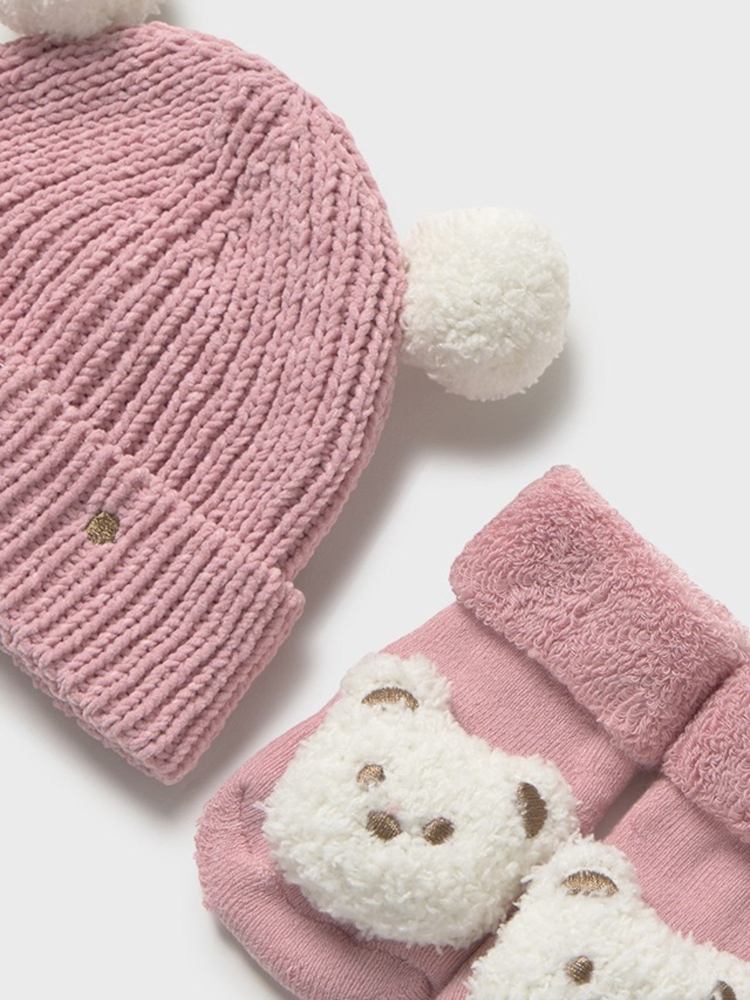Set cappello e calzini Rosa 9933/82 - NANU' BABY