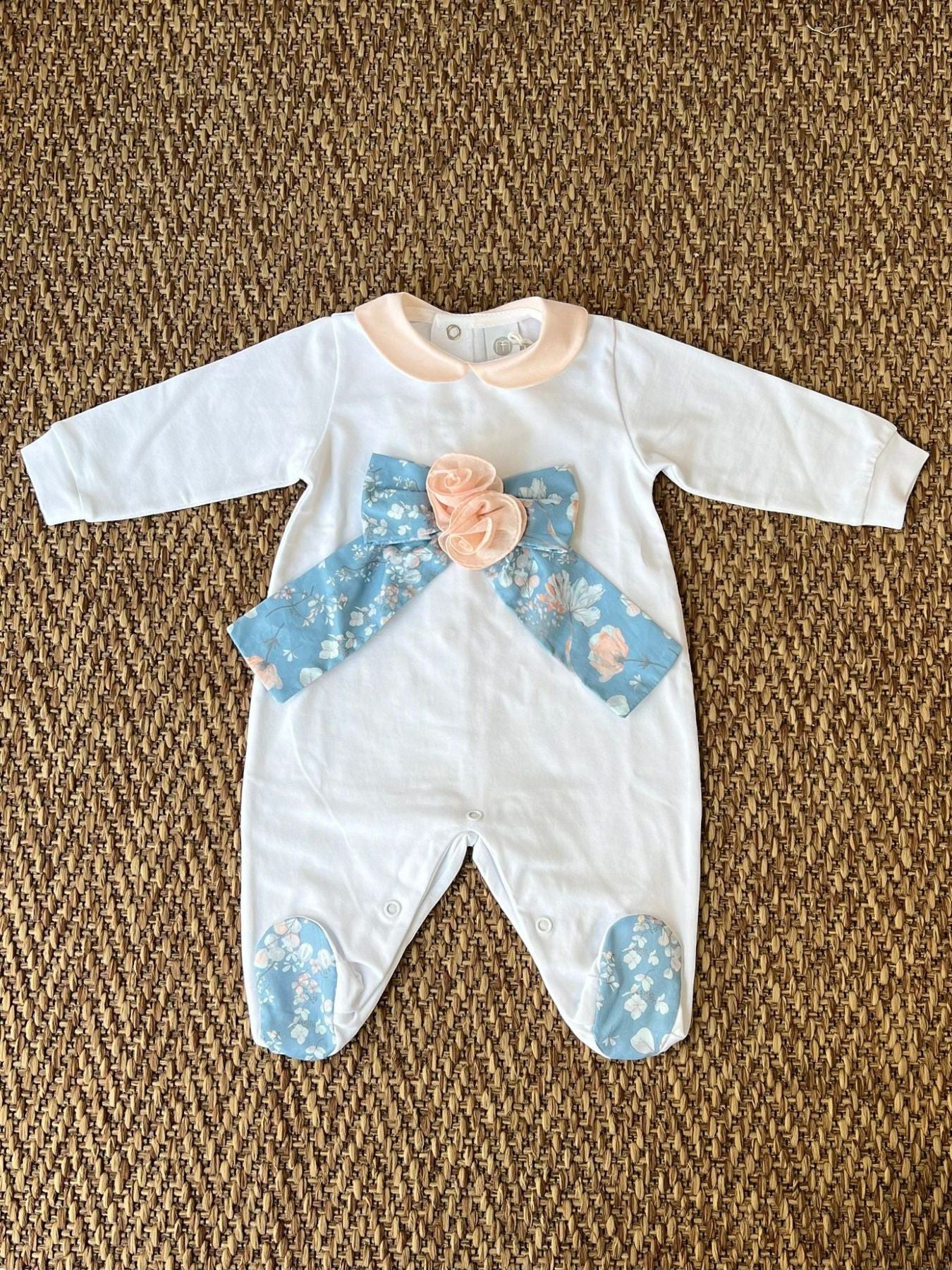 Tutina Neonata BIANCO EP2314 - NANU' BABY