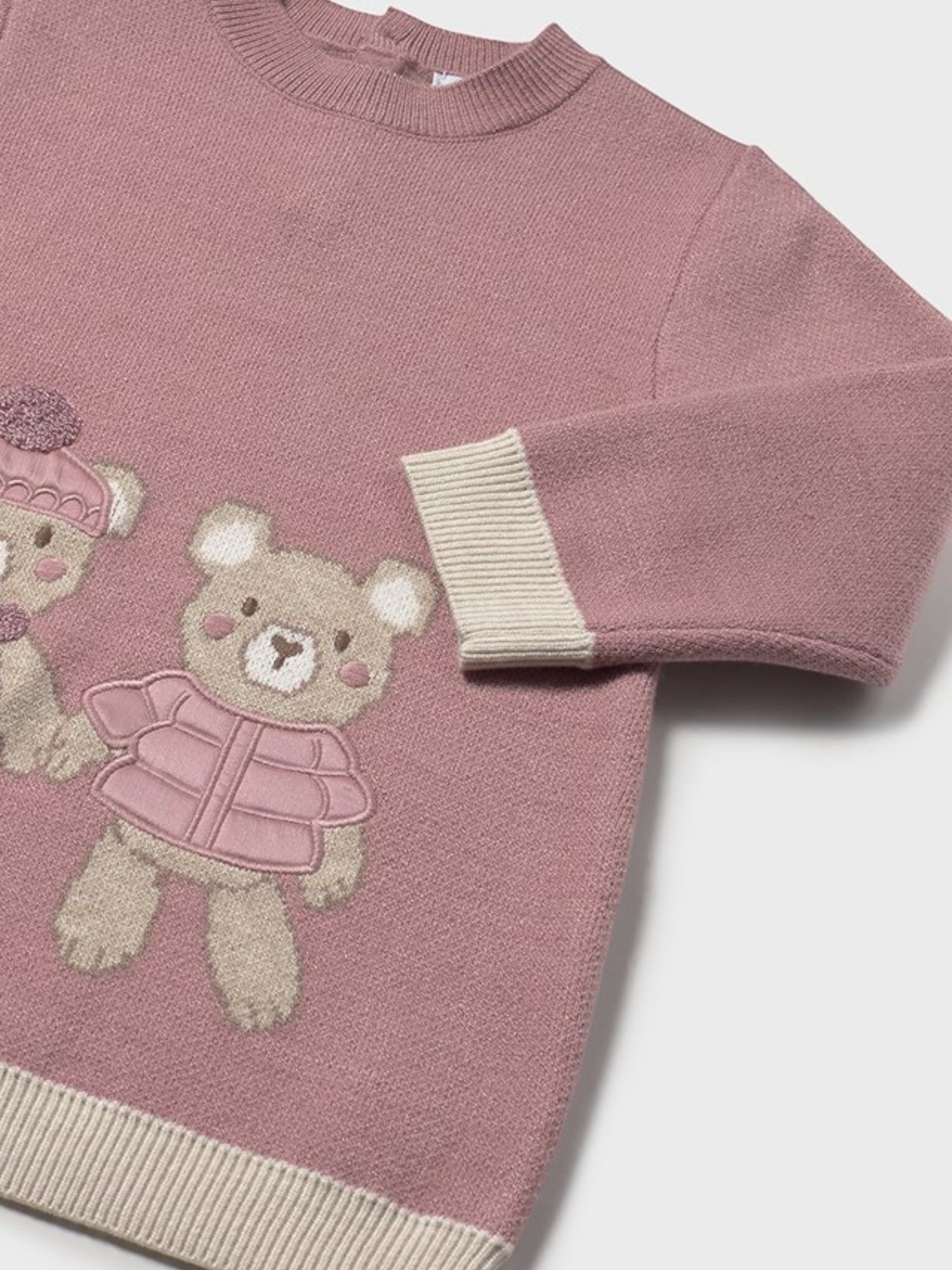 Abito maglia jacquard Bimba Rosa 2911/31 - NANU' BABY