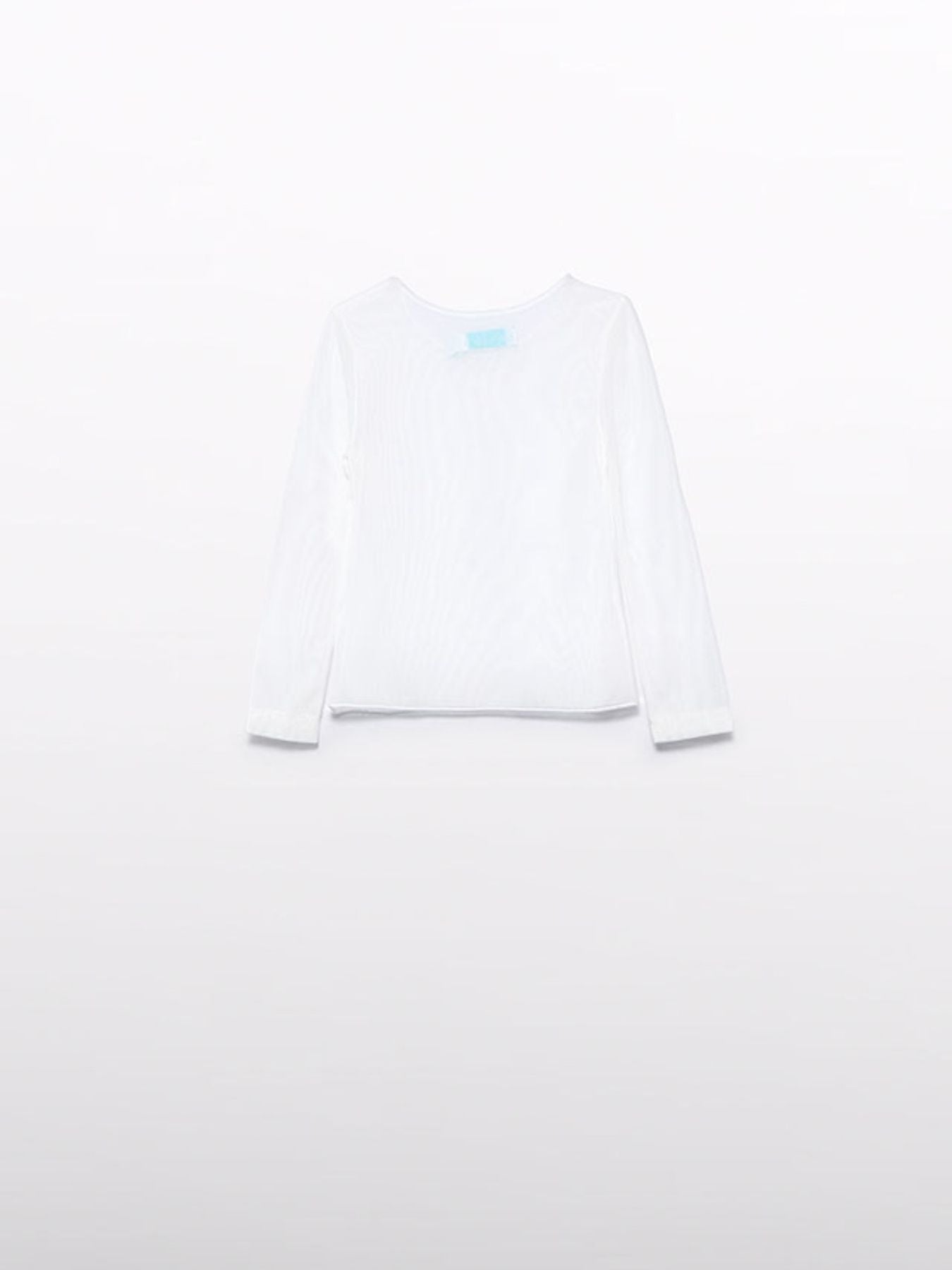 Magliette m/l tulle elastico Bimba PANNA 5669/P - NANU' BABY