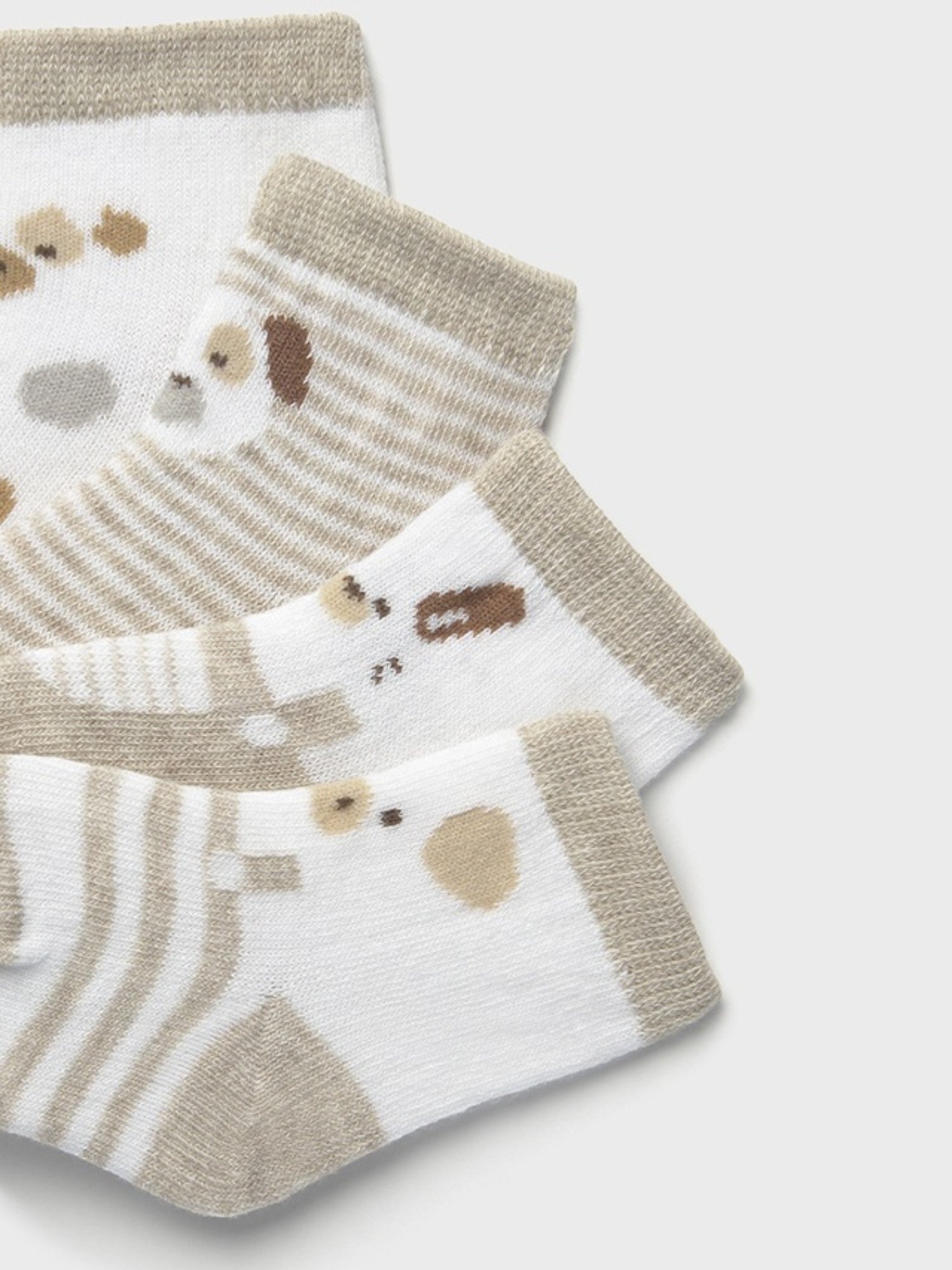 Set 4 calze AVORIO 9862 /A - NANU' BABY