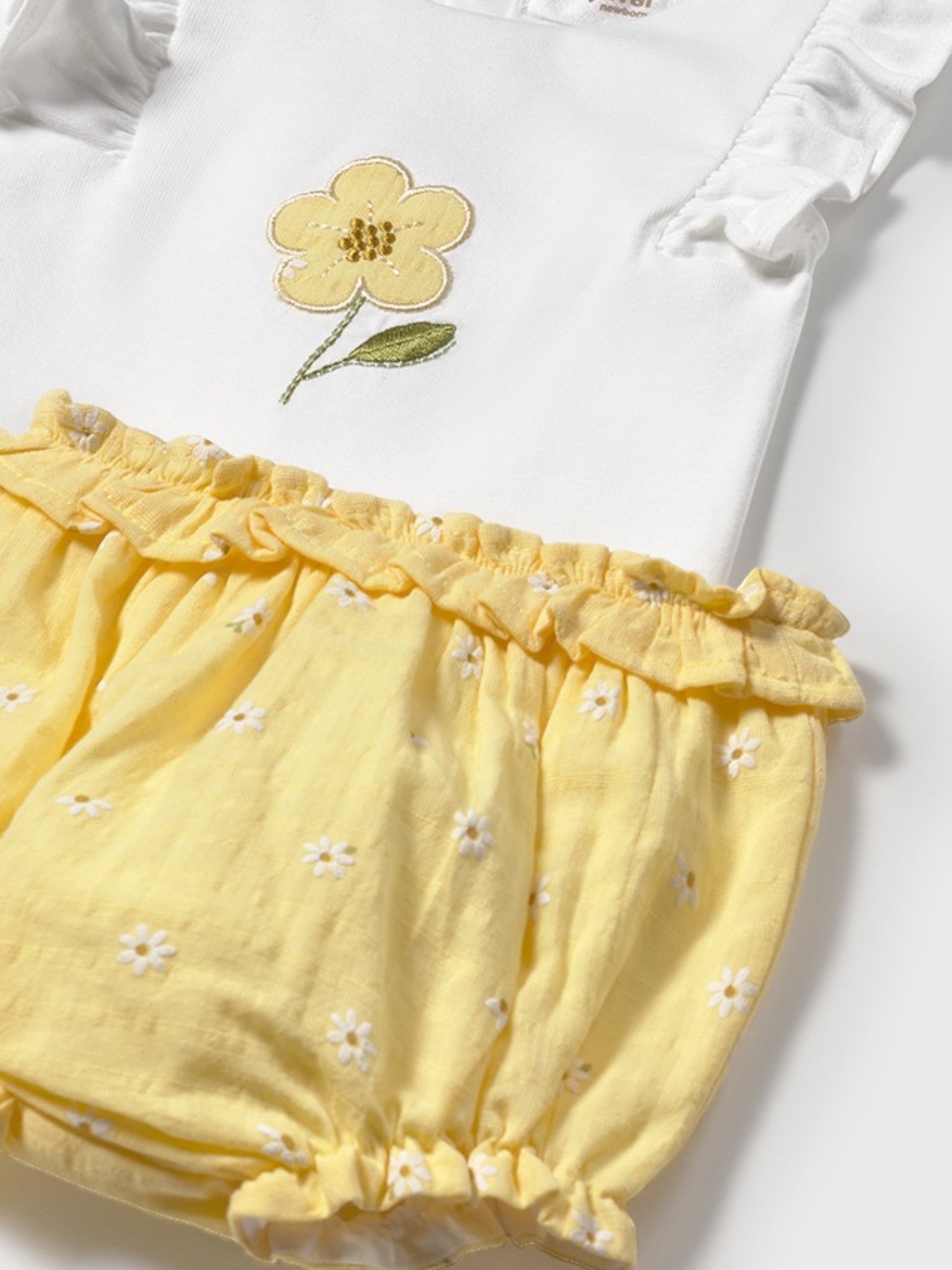Completo short Bimba GIALLO 1255 /G - NANU' BABY