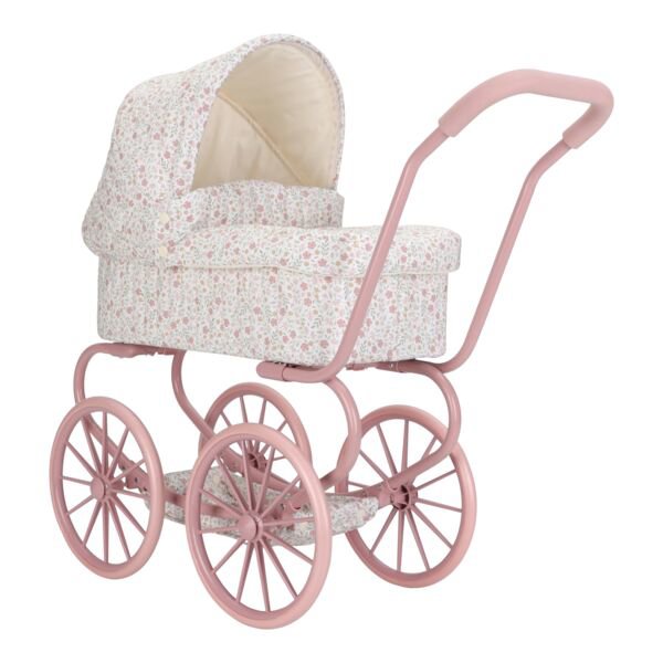 Carrozzina per bambole in metallo Rosa LD4586