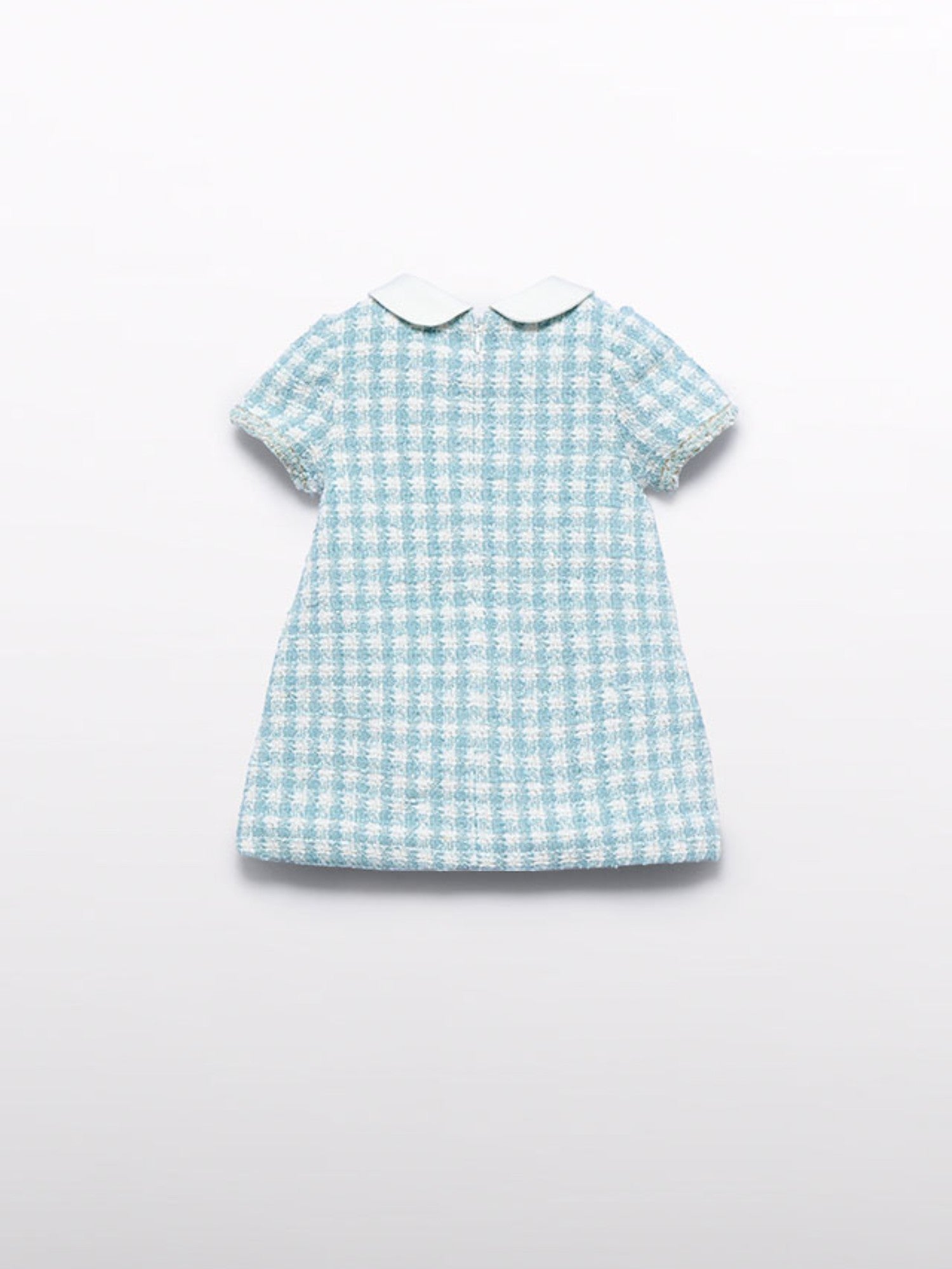 Abito quadri lurex Bimba Verde 5511/9 - NANU' BABY