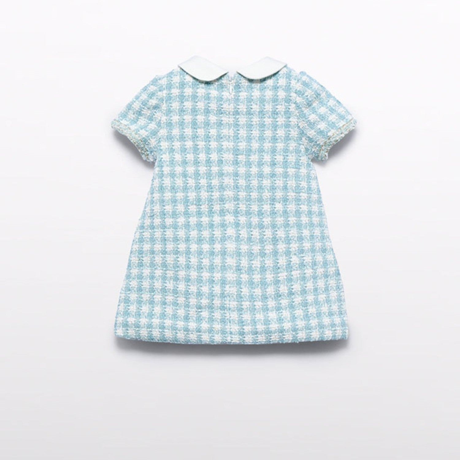 Abito quadri lurex Bimba Verde 5511/9 - NANU' BABY