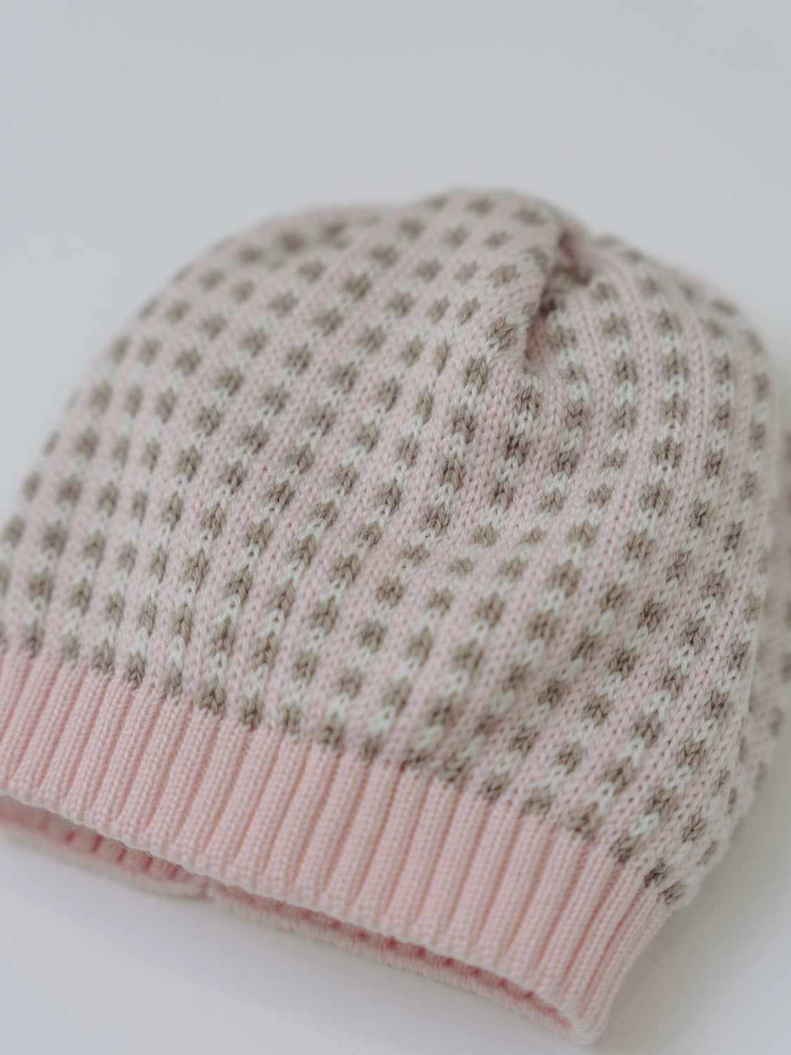 Cuffia Neonata ROSA IN5371BT/R - NANU' BABY