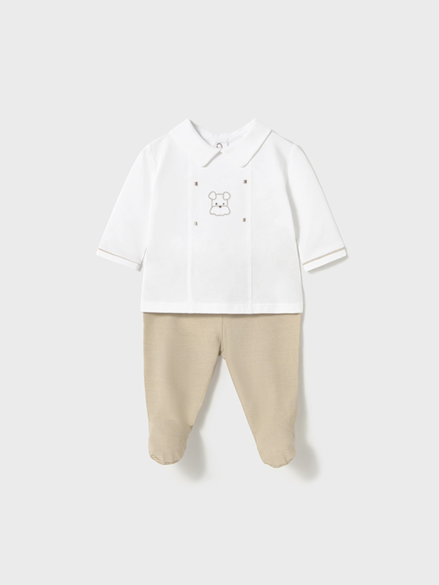 Completo ghettina Neonato BEIGE 1558 /BE - NANU' BABY