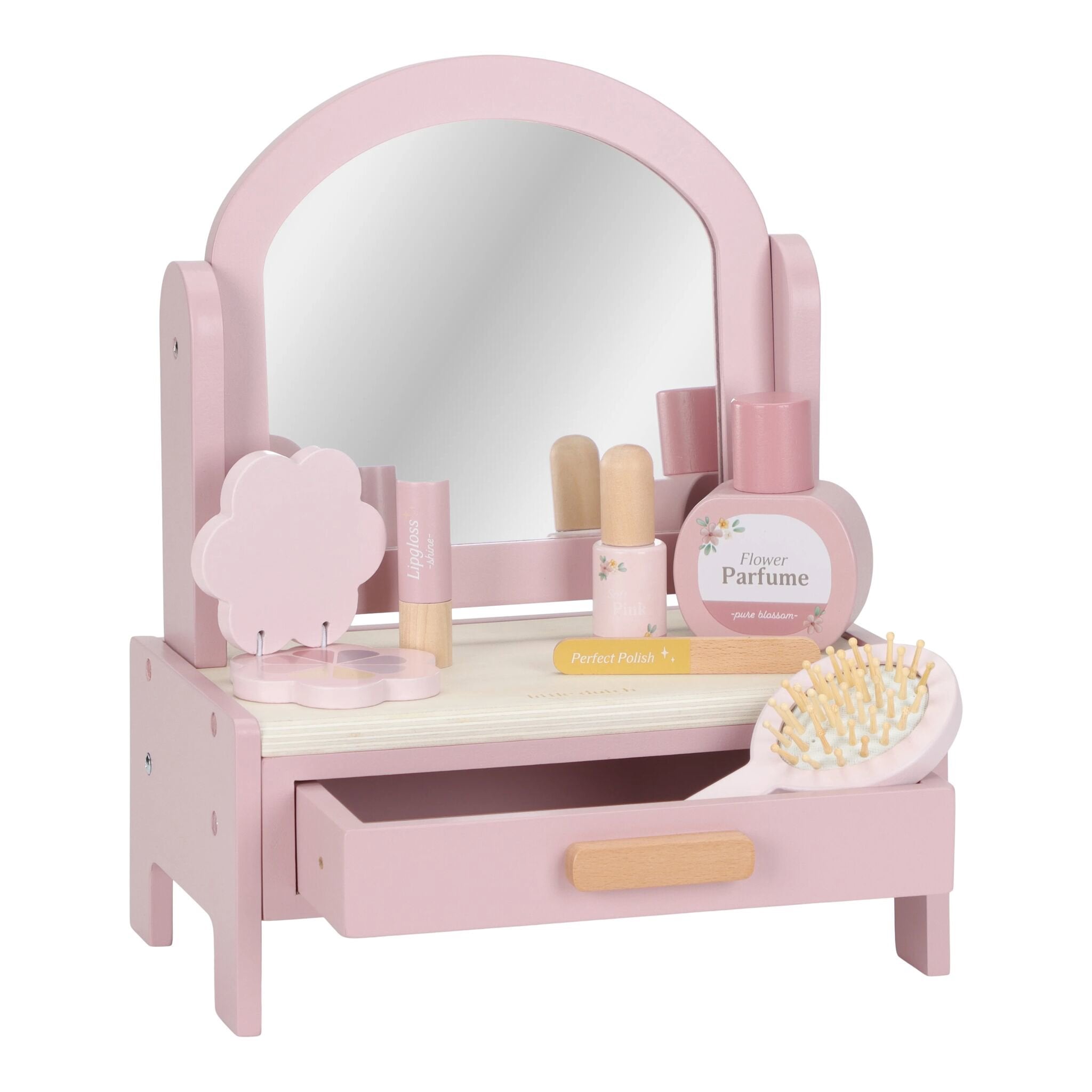 Toeletta in legno Rosa LD2516