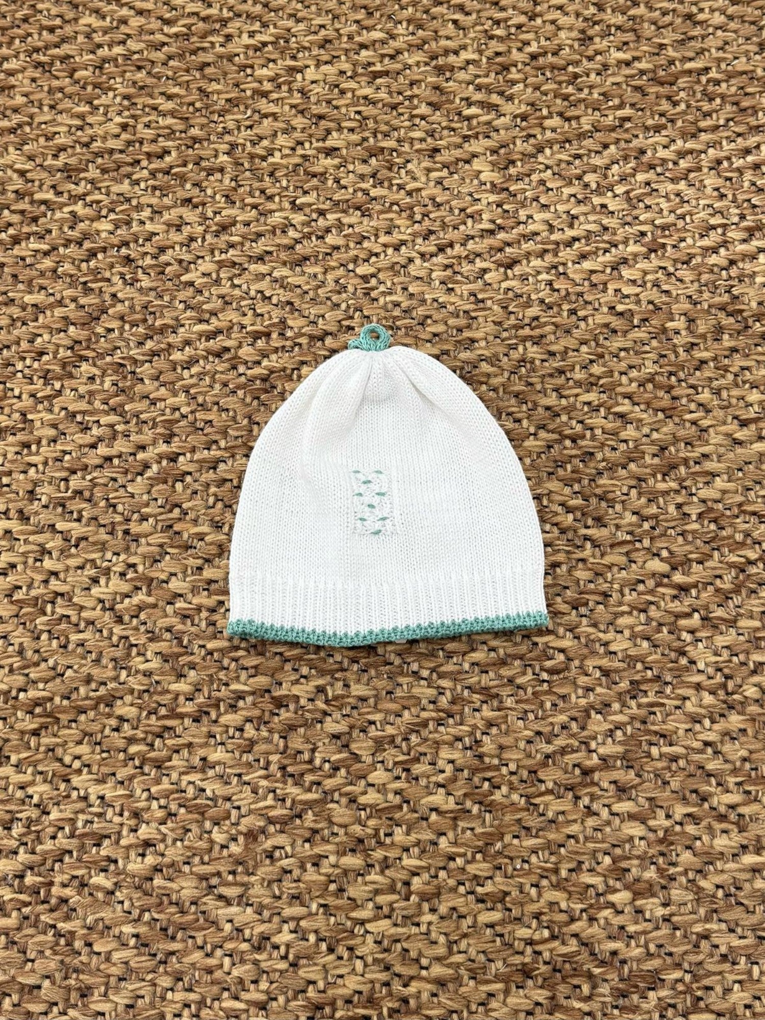 Cuffia Nido Neonato BIANCO MONDELLO 1409 - NANU' BABY