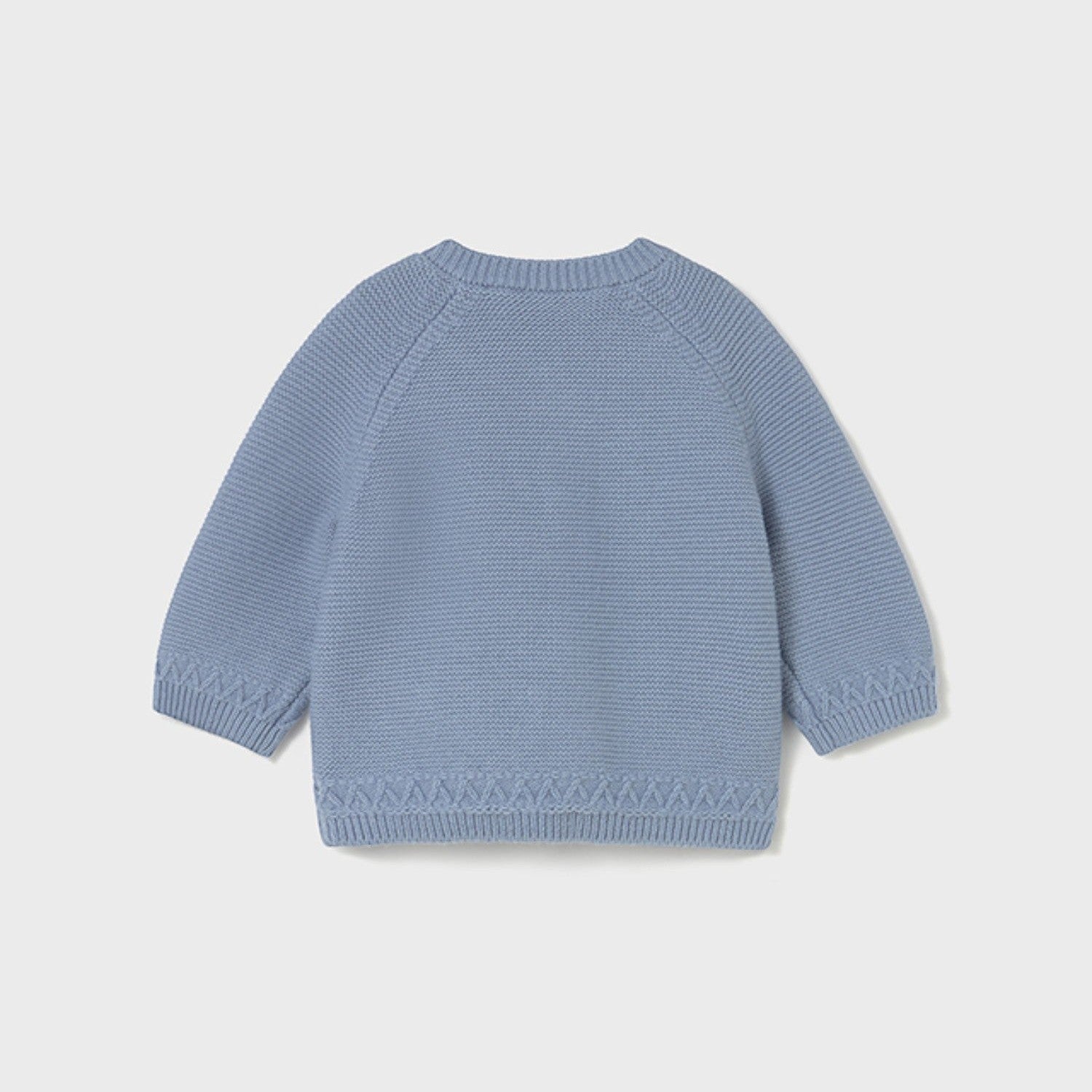 Cardigan Bimbo Azzurro Girocollo Mayoral 2337/46 - NANÙ BABY - NANU' BABY